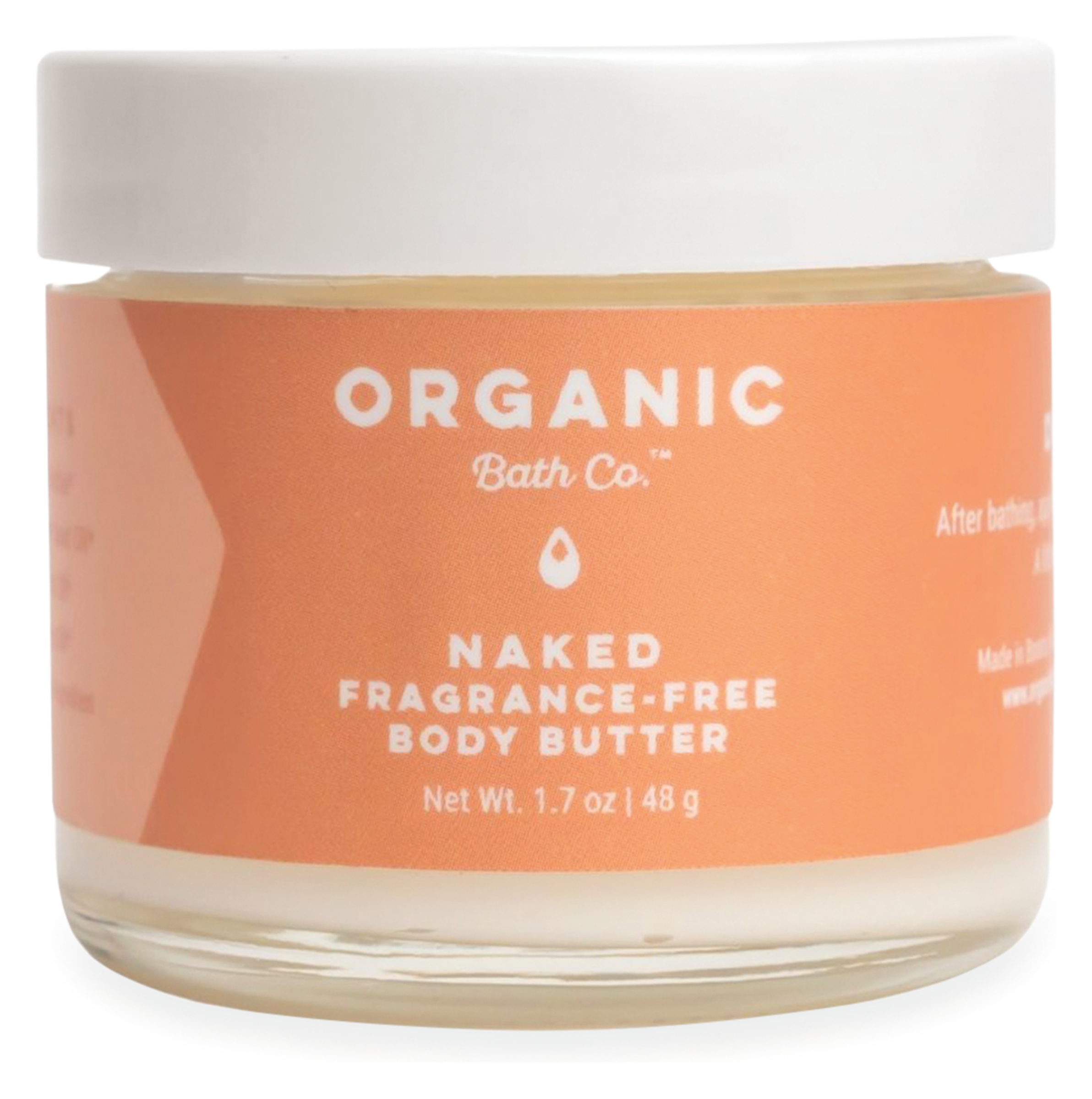 Organic Bath Company - Body Butter 1.7oz in Naked