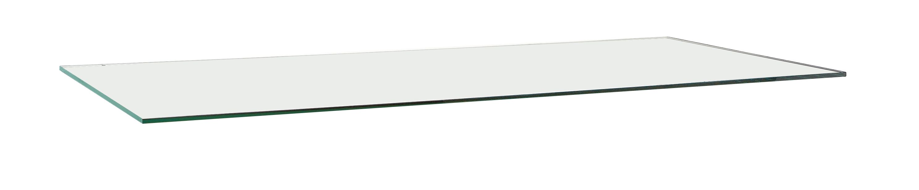 72w 26d Clear Tempered Glass Top