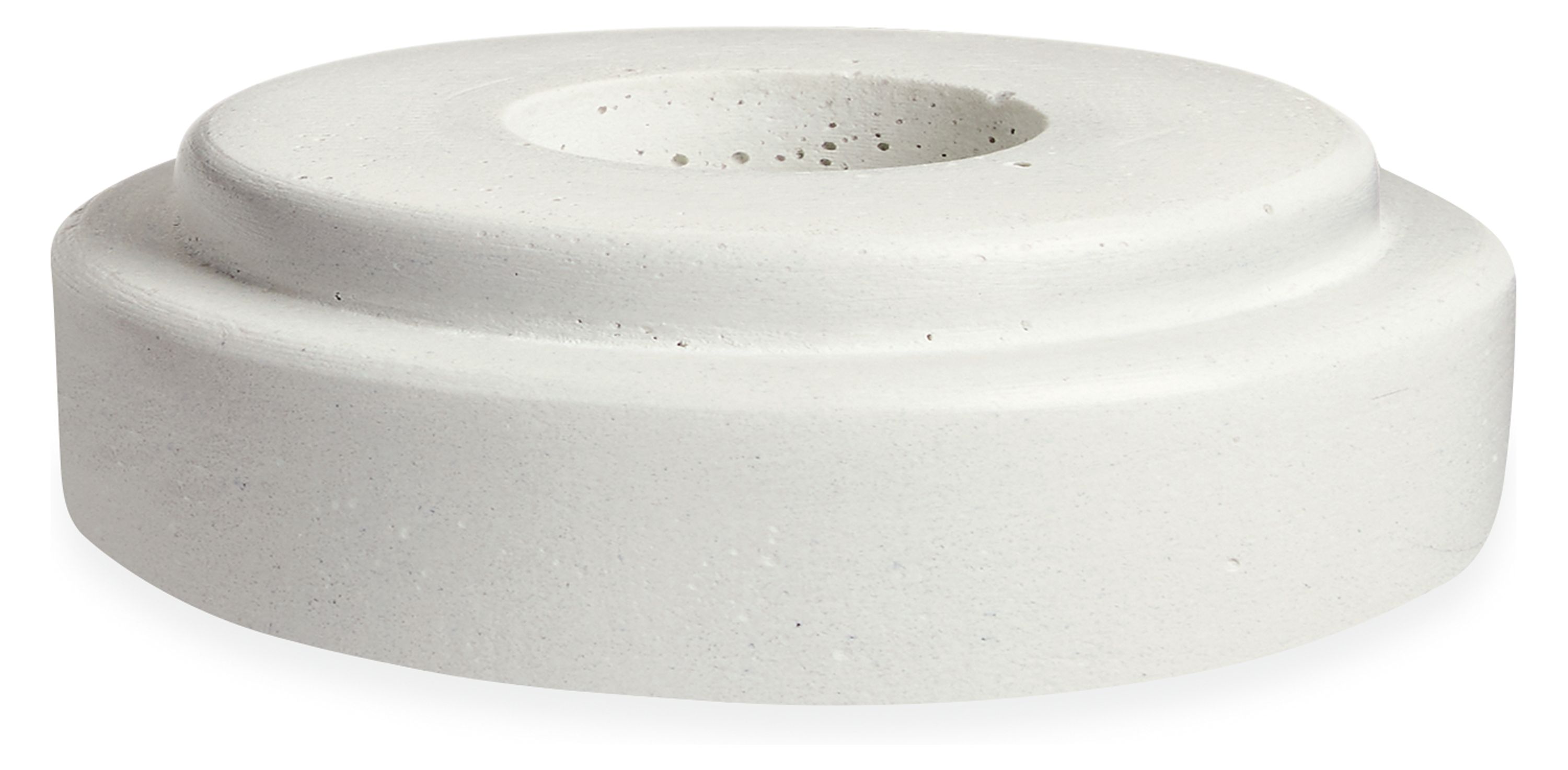Fresco Small Taper Candle Holder in White