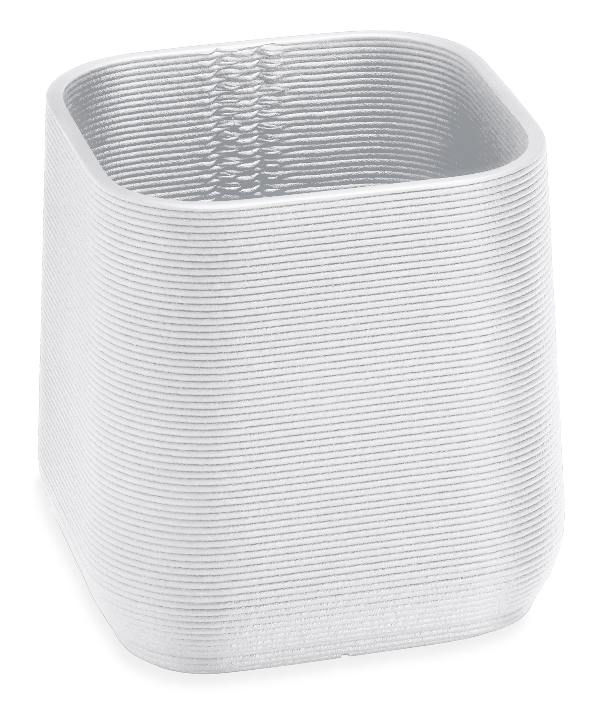 Ajax 14w 14d 14h Planter in White PETG Composite