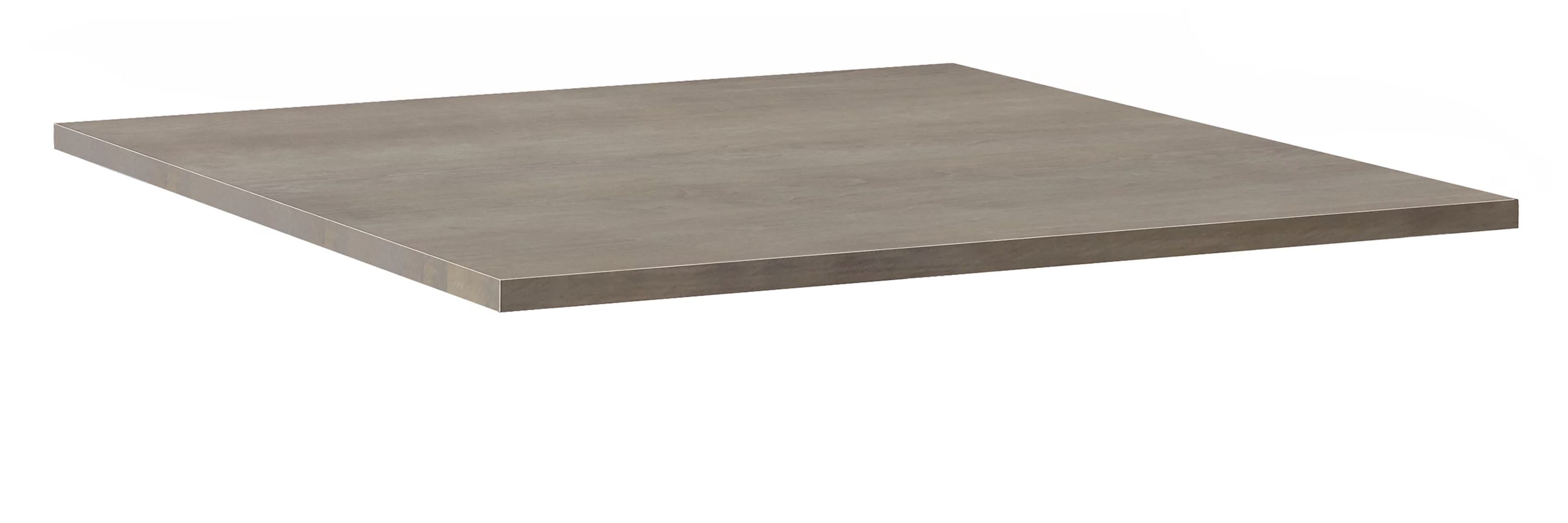 54sq Solid Wood Top in Shell