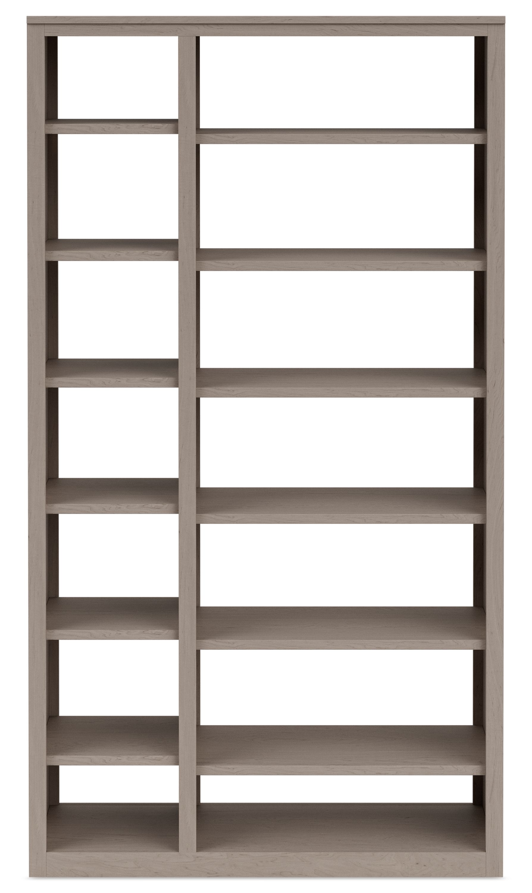 Woodwind 48w 17d 86h Double Open-Back Bookcase