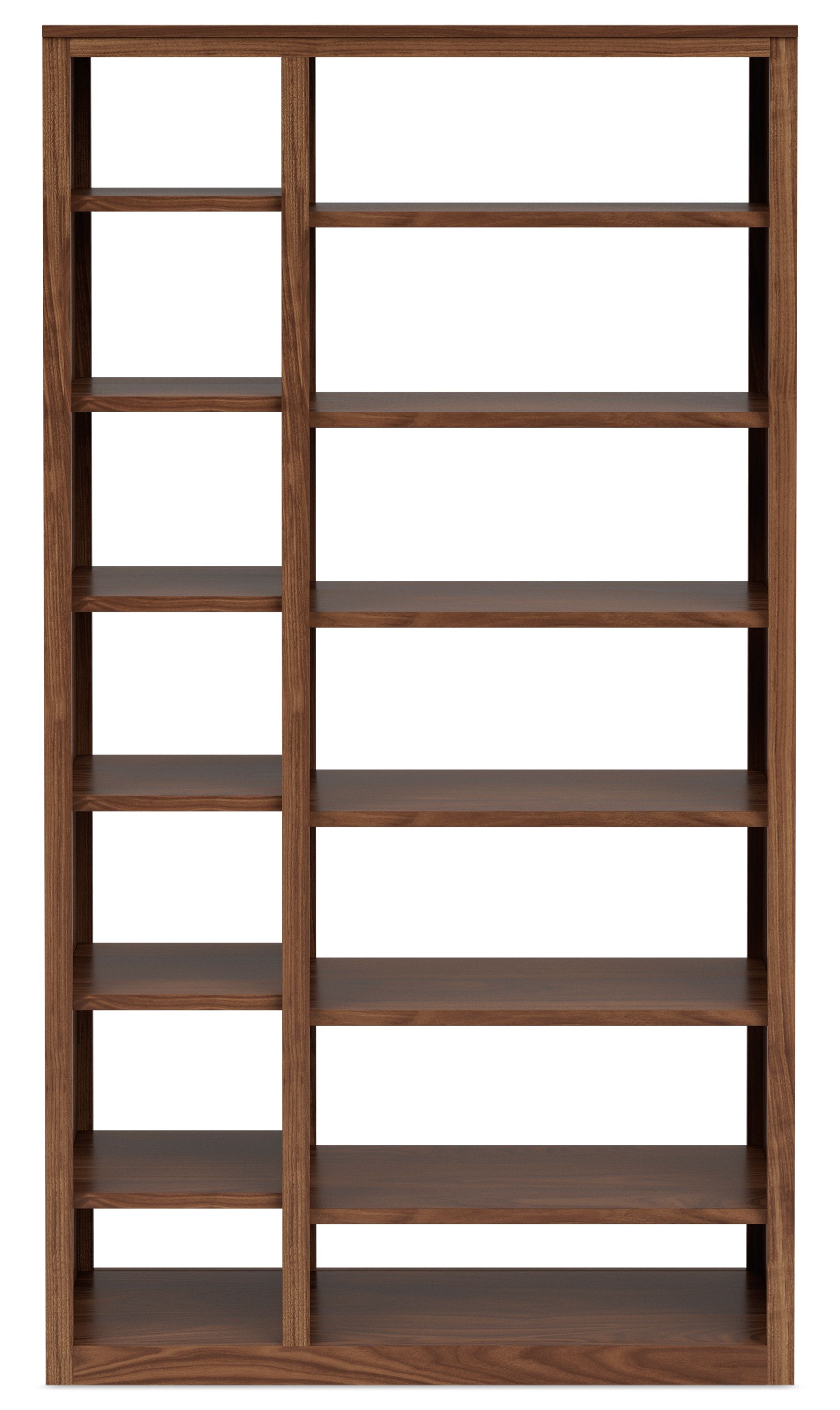 Woodwind 48w 17d 86h Double Open-Back Bookcase