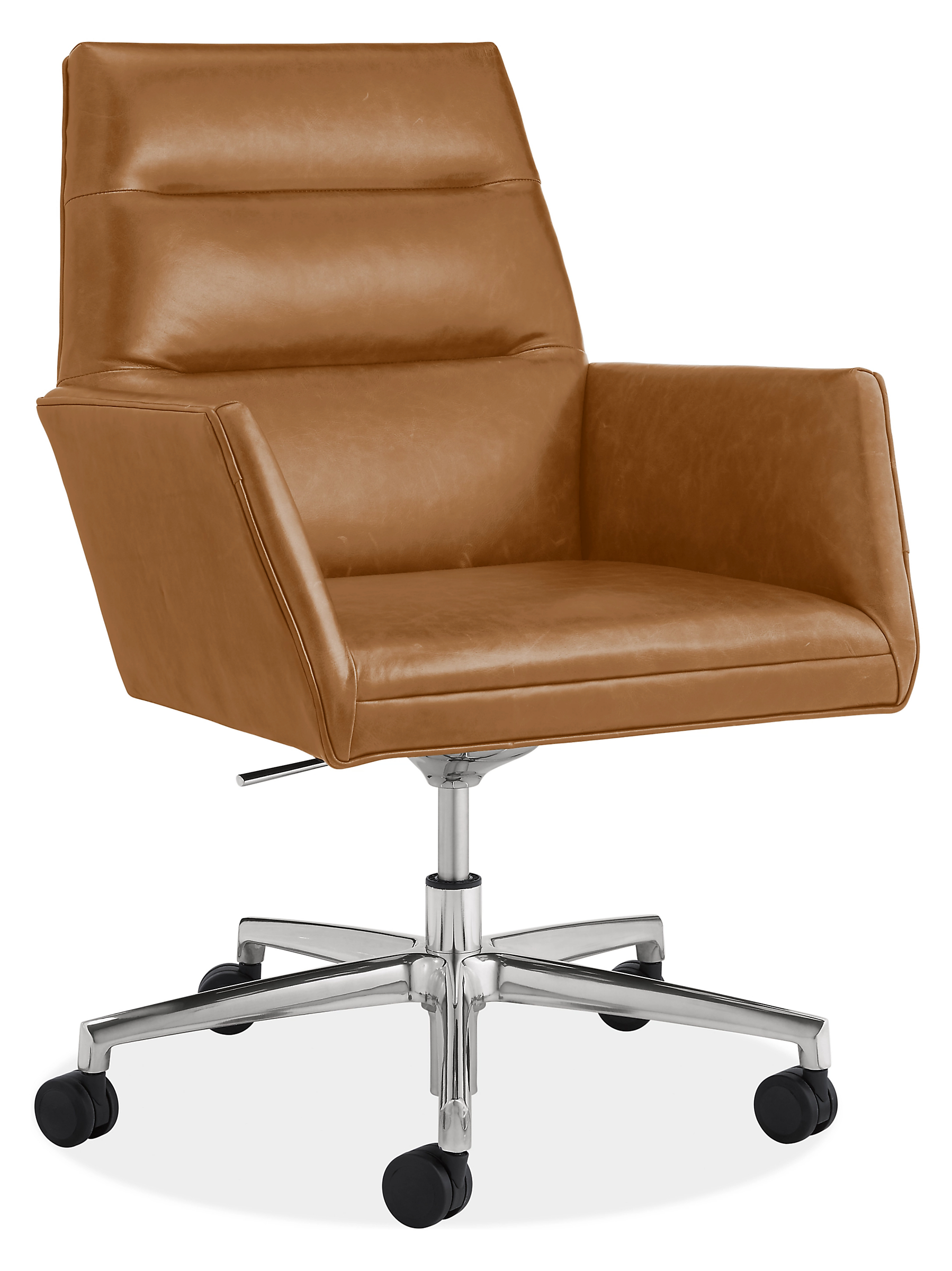 Tenley Office Chair in Lecco Camel Leather