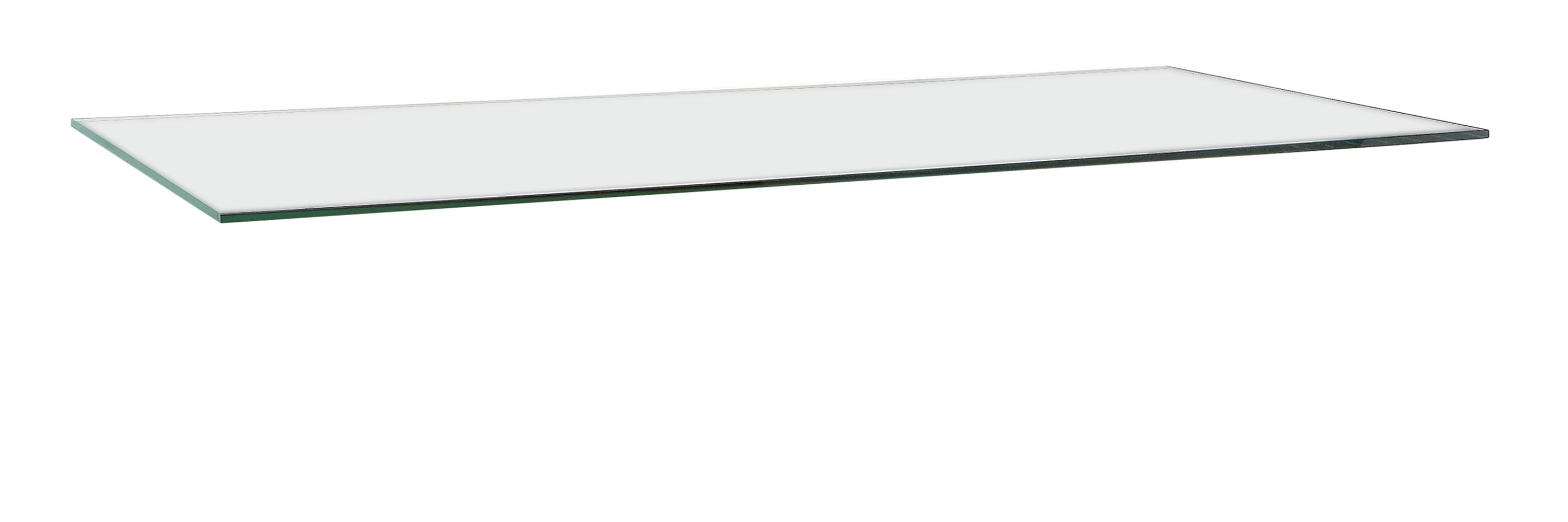 72x46 Clear Tempered Glass Top