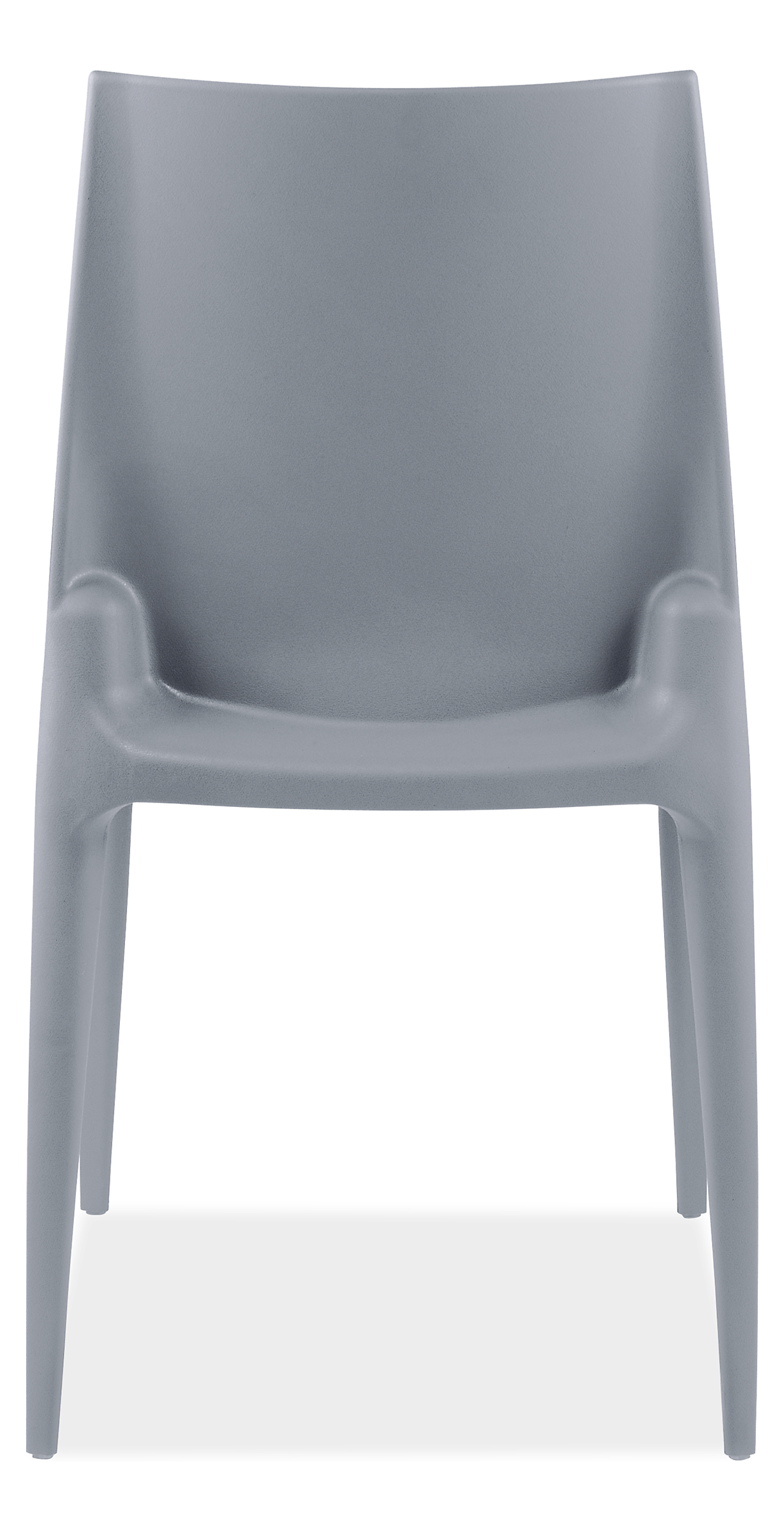 Back view of The Bellini Chair in Dark Grey.