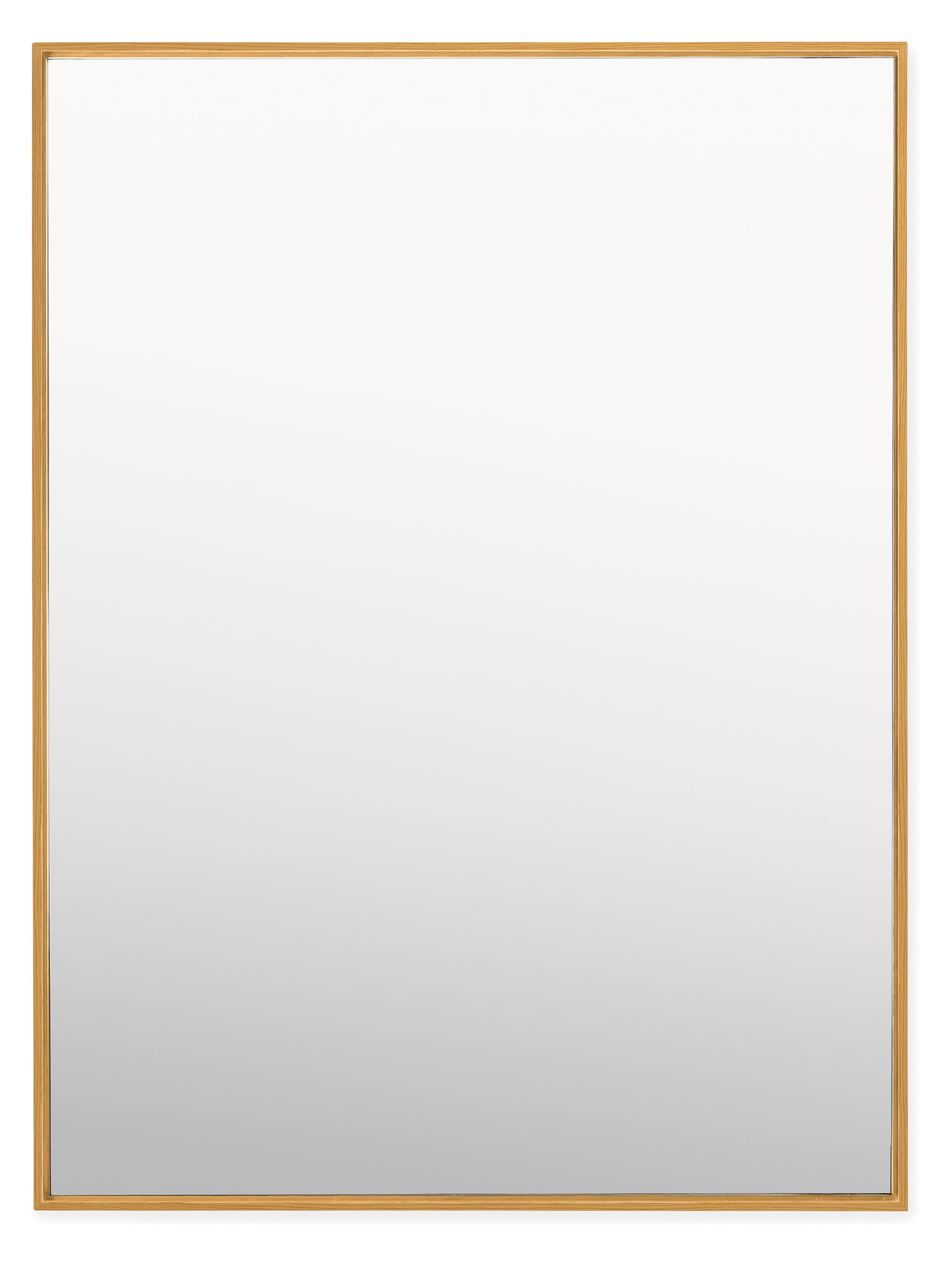 Hudson 30w 1.5d 40h Mirror in White Oak
