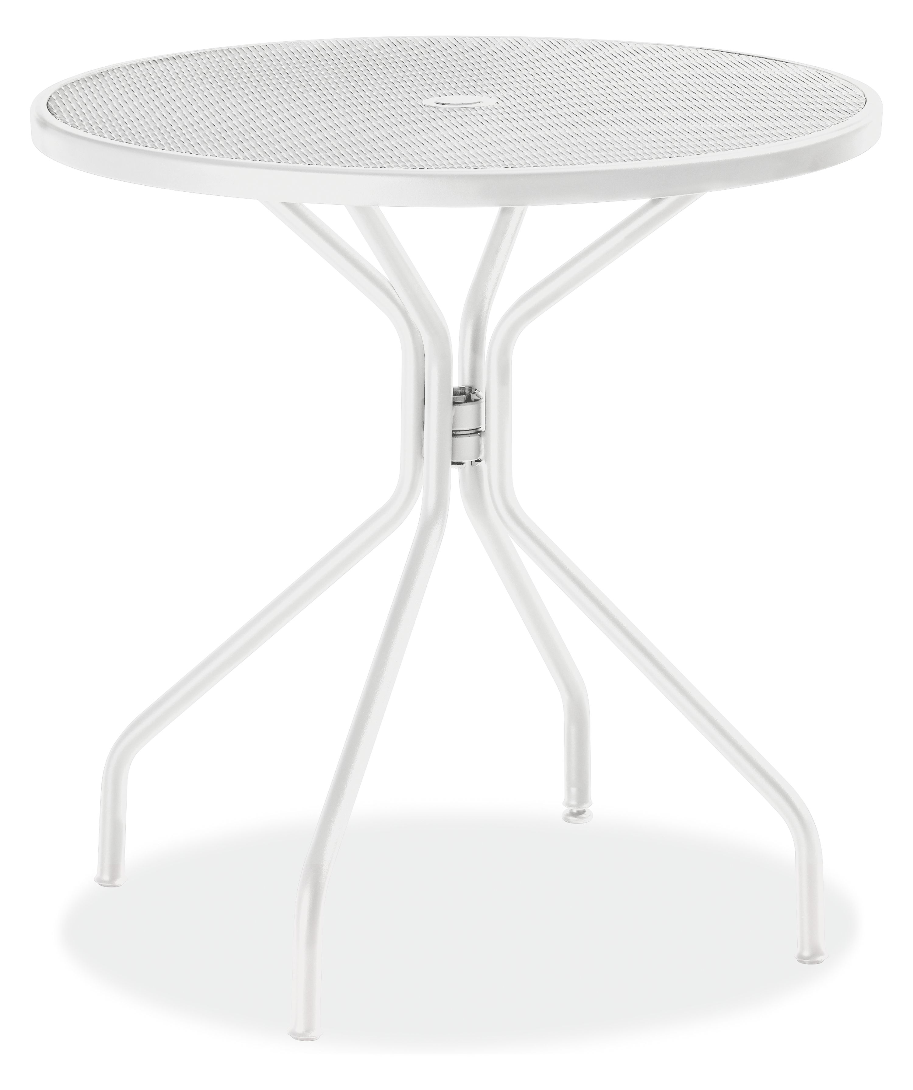 Kona 32 diam 30h Round Table in White - Modern Outdoor Dining Tables on ...