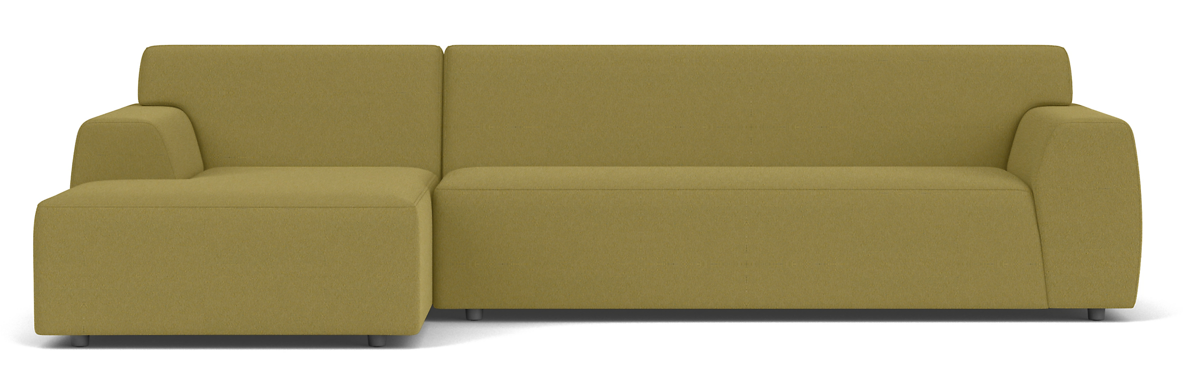 Linville 118" Sofa w/Left-Arm Chaise in Declan Moss