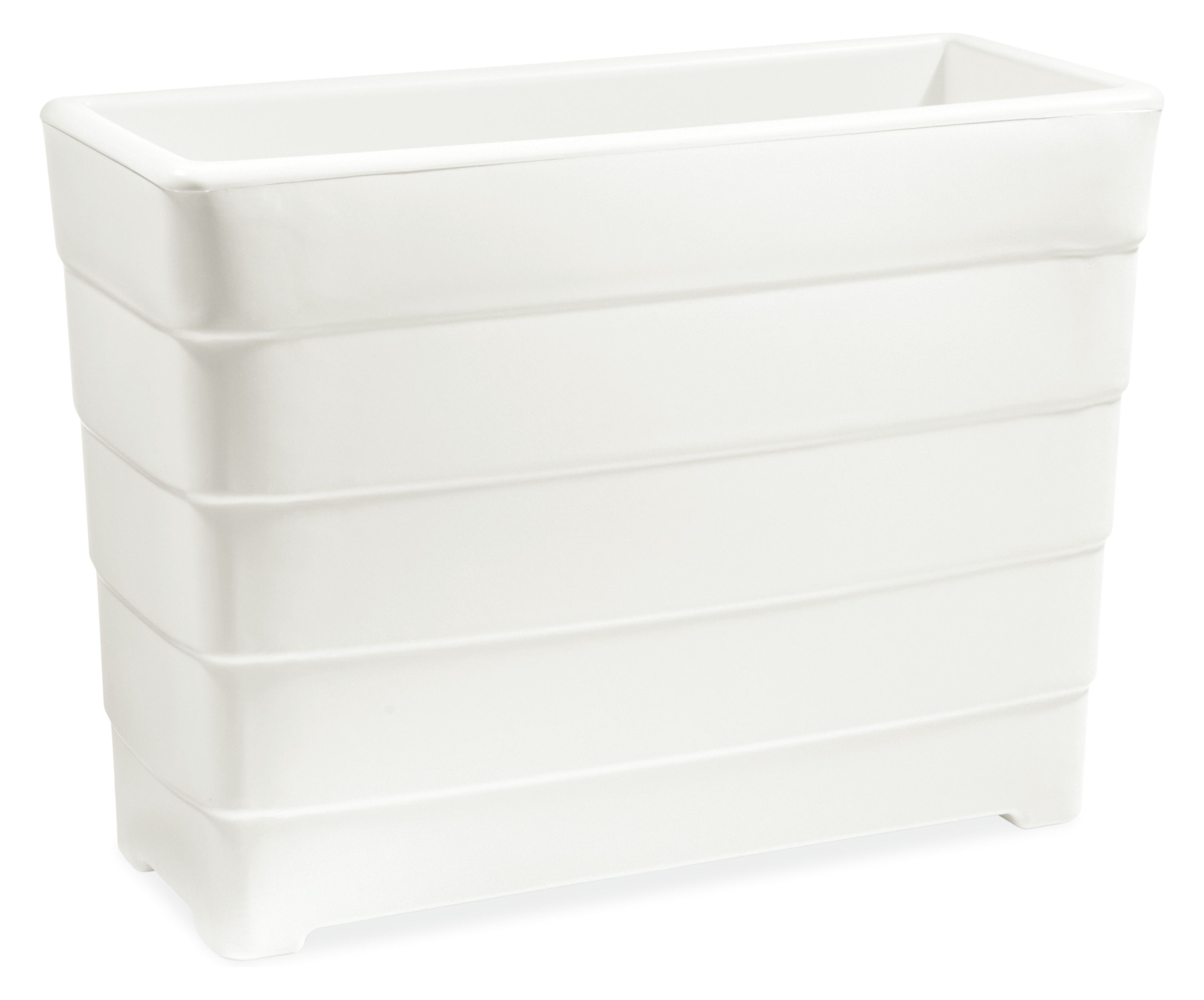 Equator 24w 10d 18h Planter in White