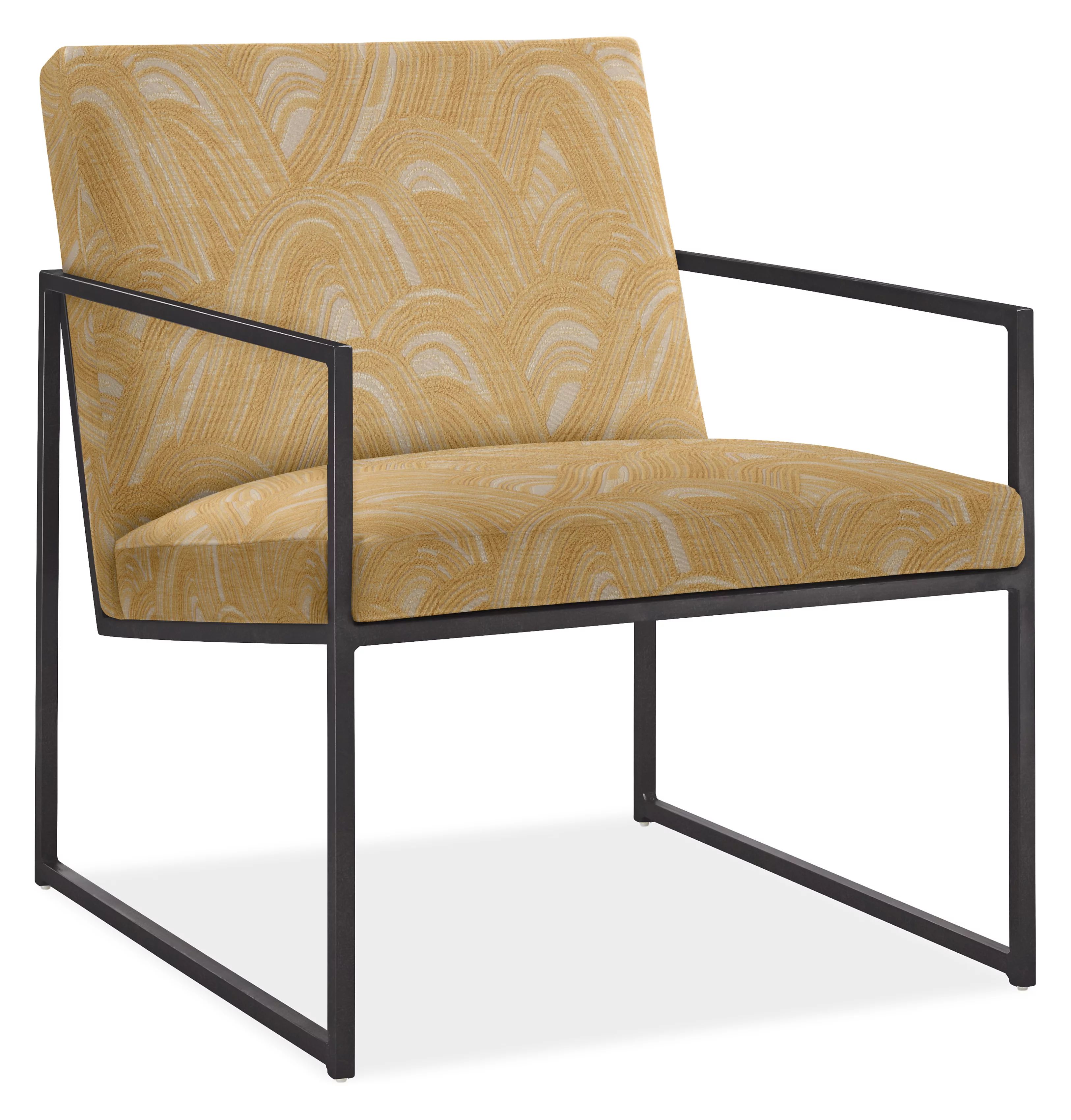 Novato Chair in Noloni Camel with Natural Steel Frame