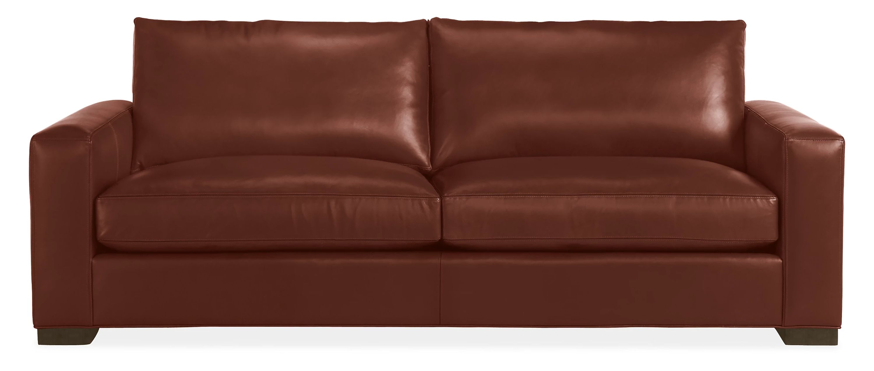 Metro 88" Two-Cushion Sofa in Cyrus Cognac