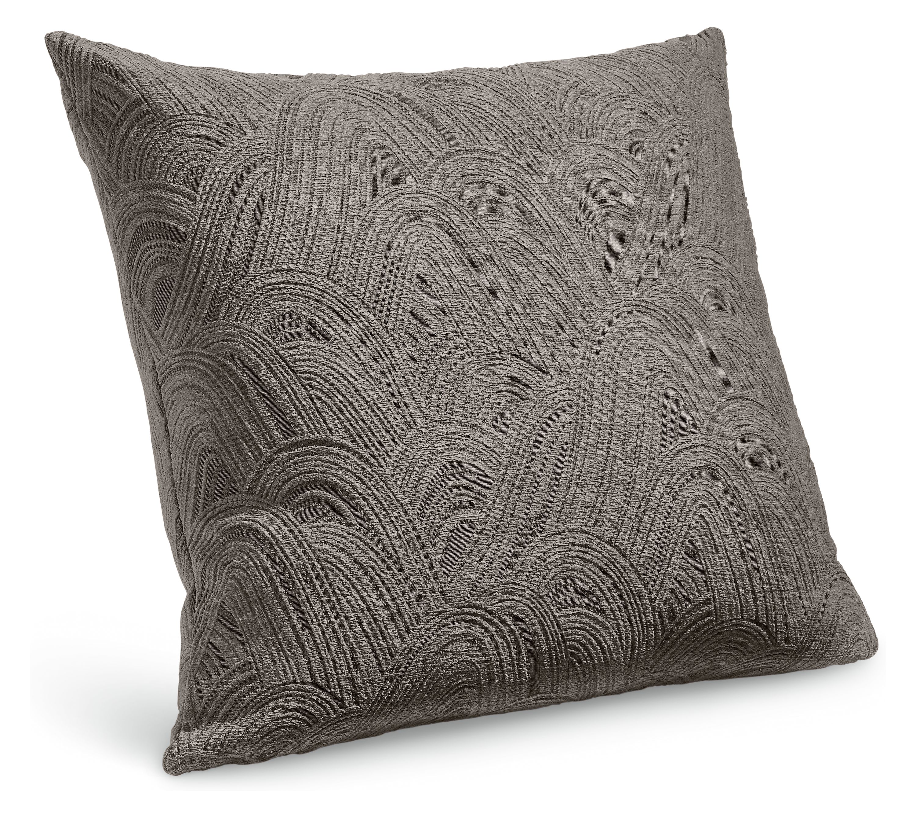 Bergman 24w 24h Throw Pillow Cover in Charcoal
