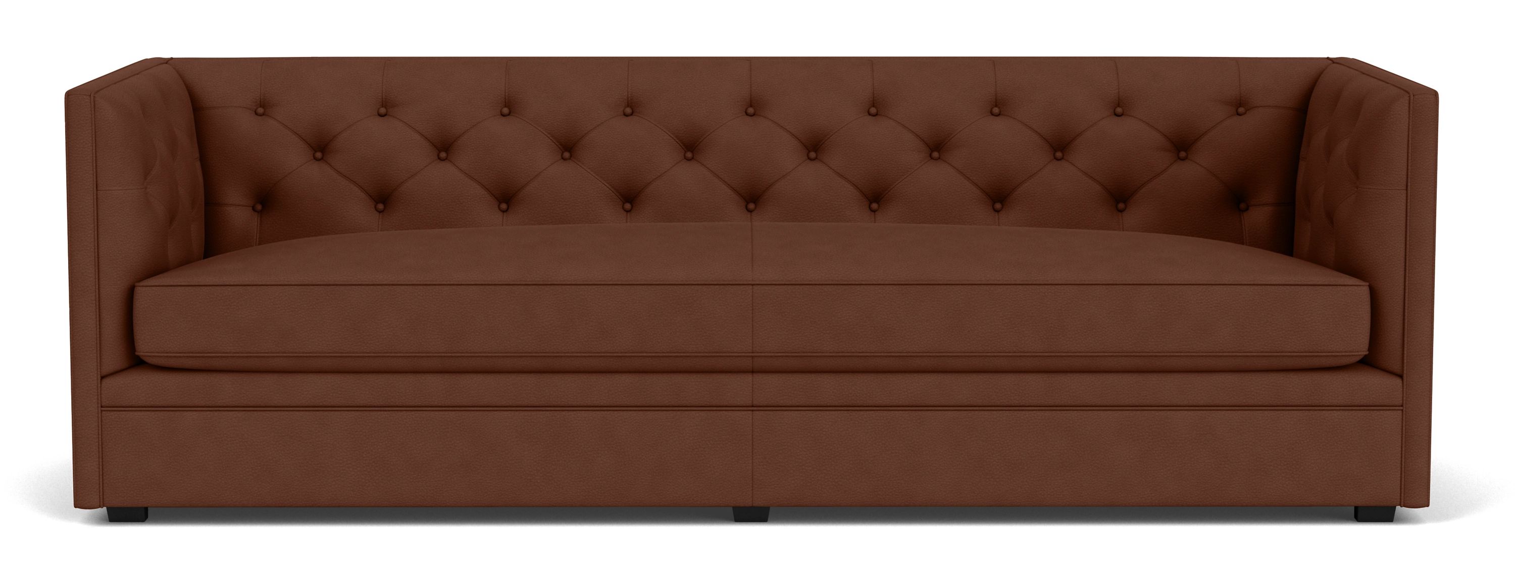 Macalester 90" Sofa in Lecco Cognac Leather