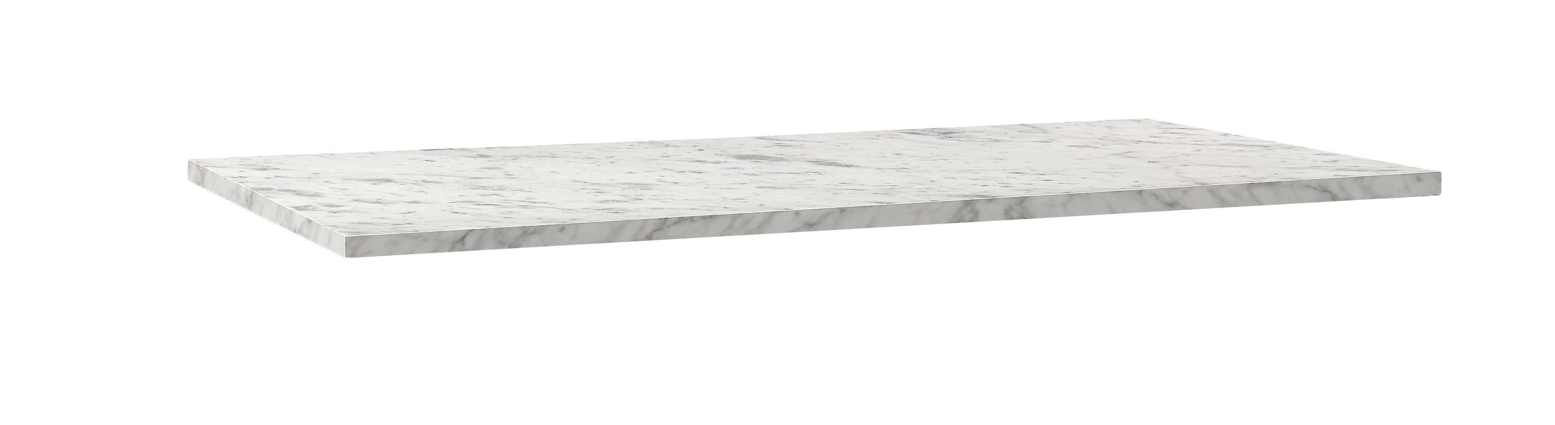 47w 27d Venatino Marble Top in White