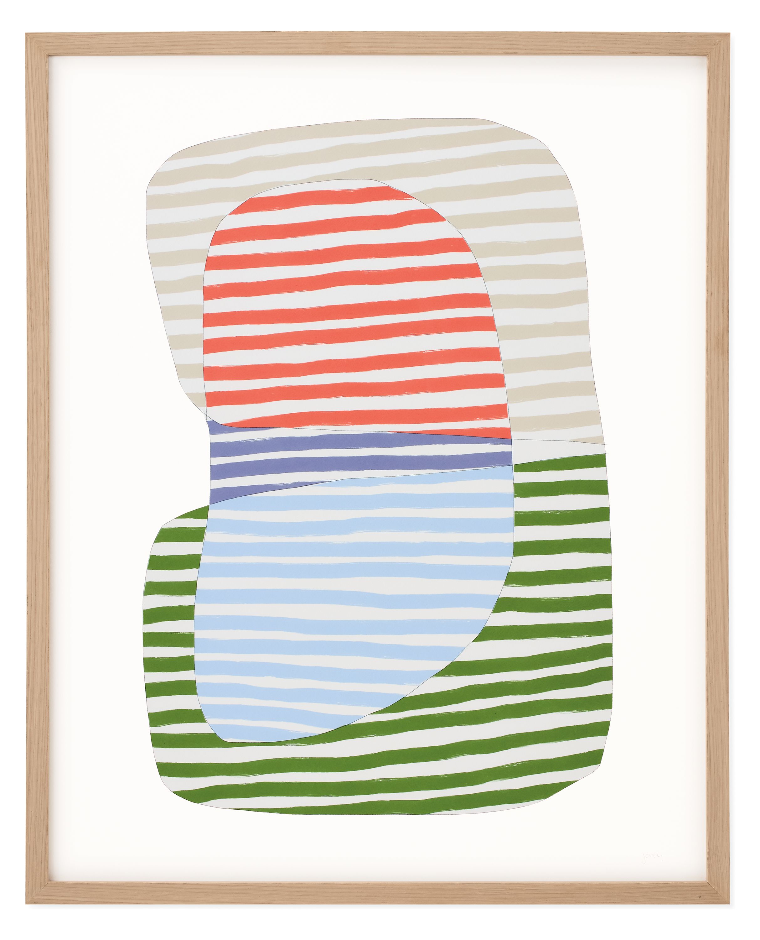 Jorey Hurley, Abstract Stripes I