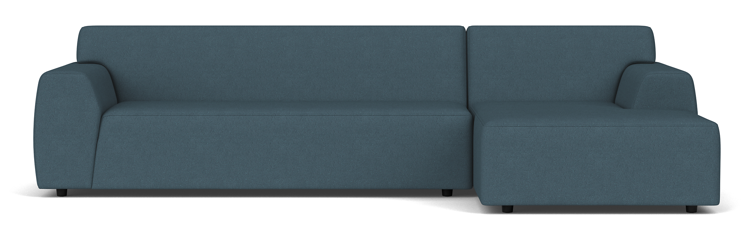 Linville 118" Sofa w/Right-Arm Chaise in Declan Ocean