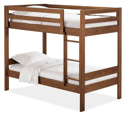 small bunk beds with mattress