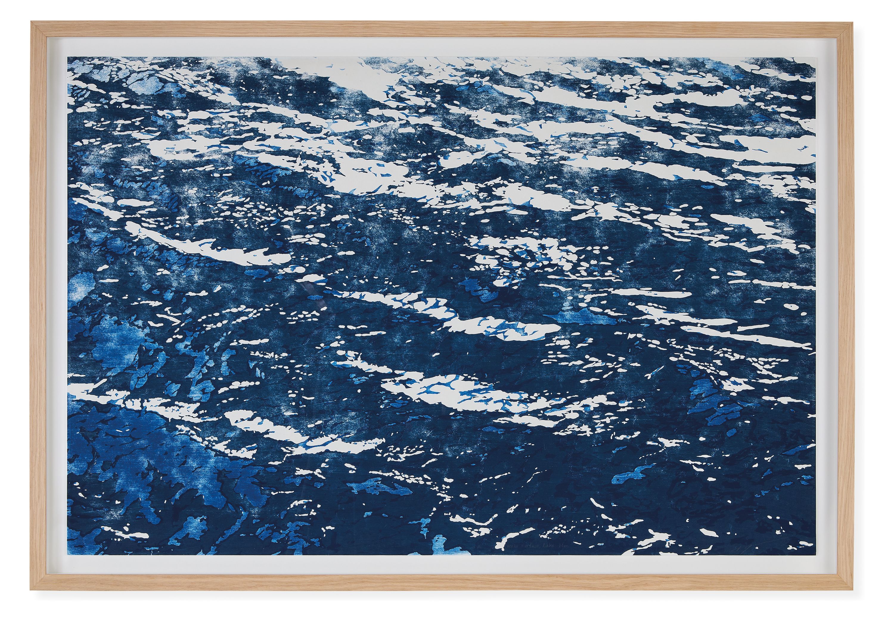 Ayomi Yoshida, Water Surface Lake Blue, 2024, Limited Edition