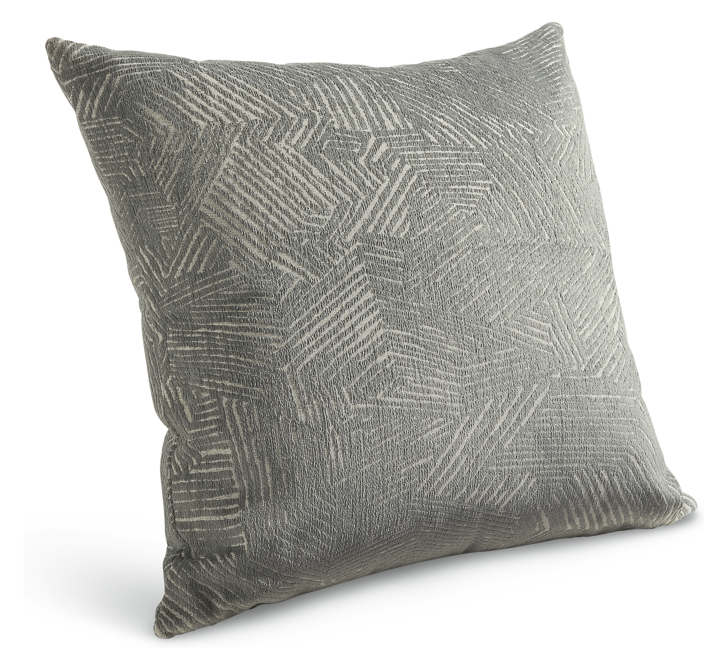 Ezra 20w 20h Outdoor Pillow in Charcoal