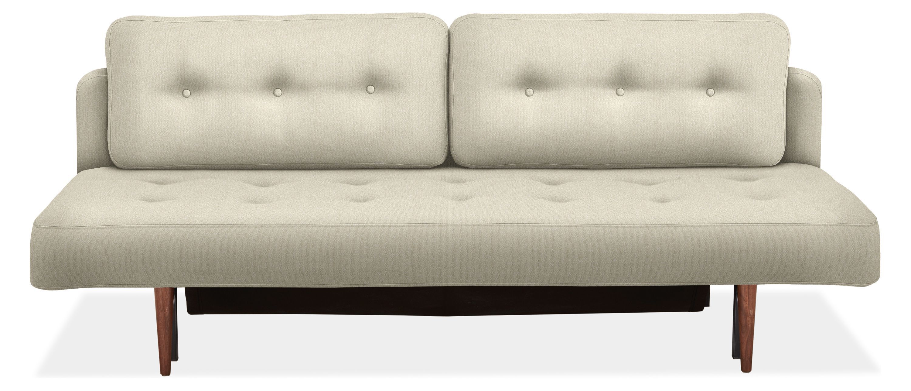Deco 79" Convertible Sleeper Sofa in Marrel Ivory
