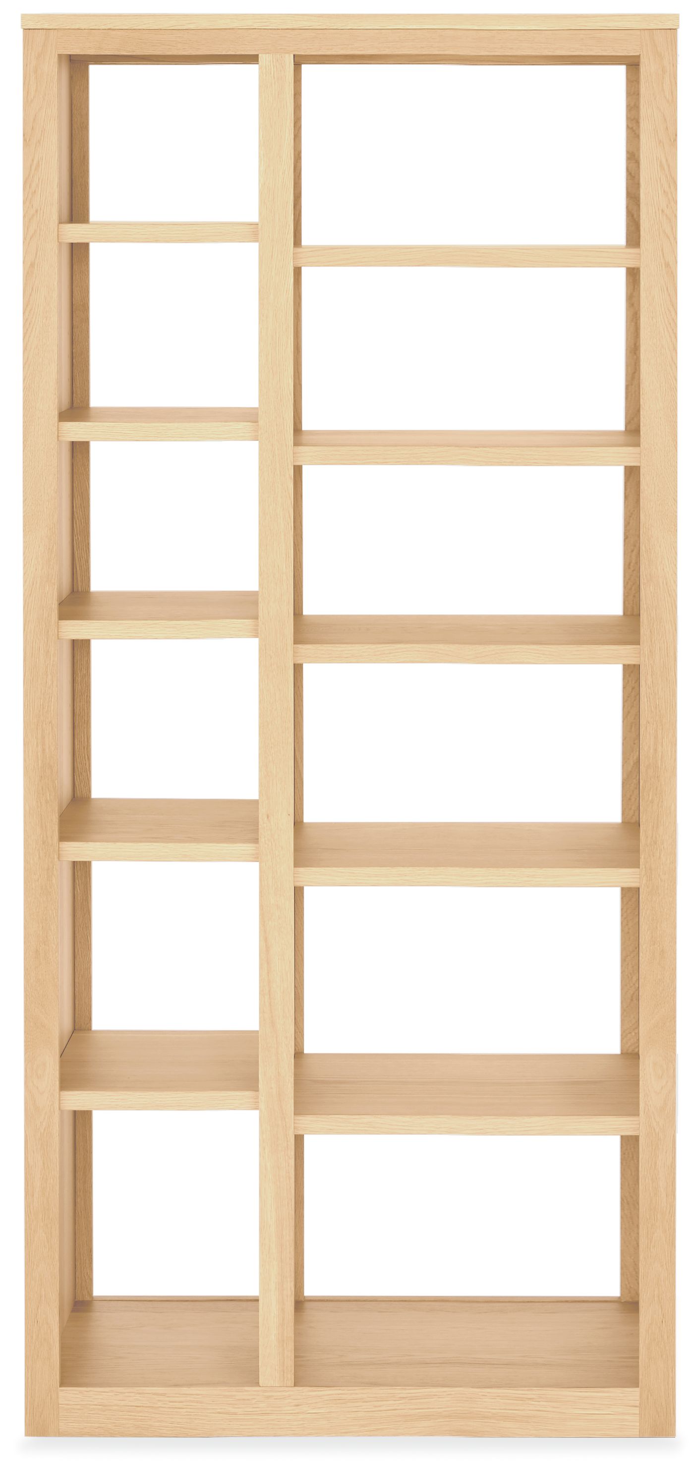 Woodwind 32w 17d 72h Double Narrow Open-Back Bookcase