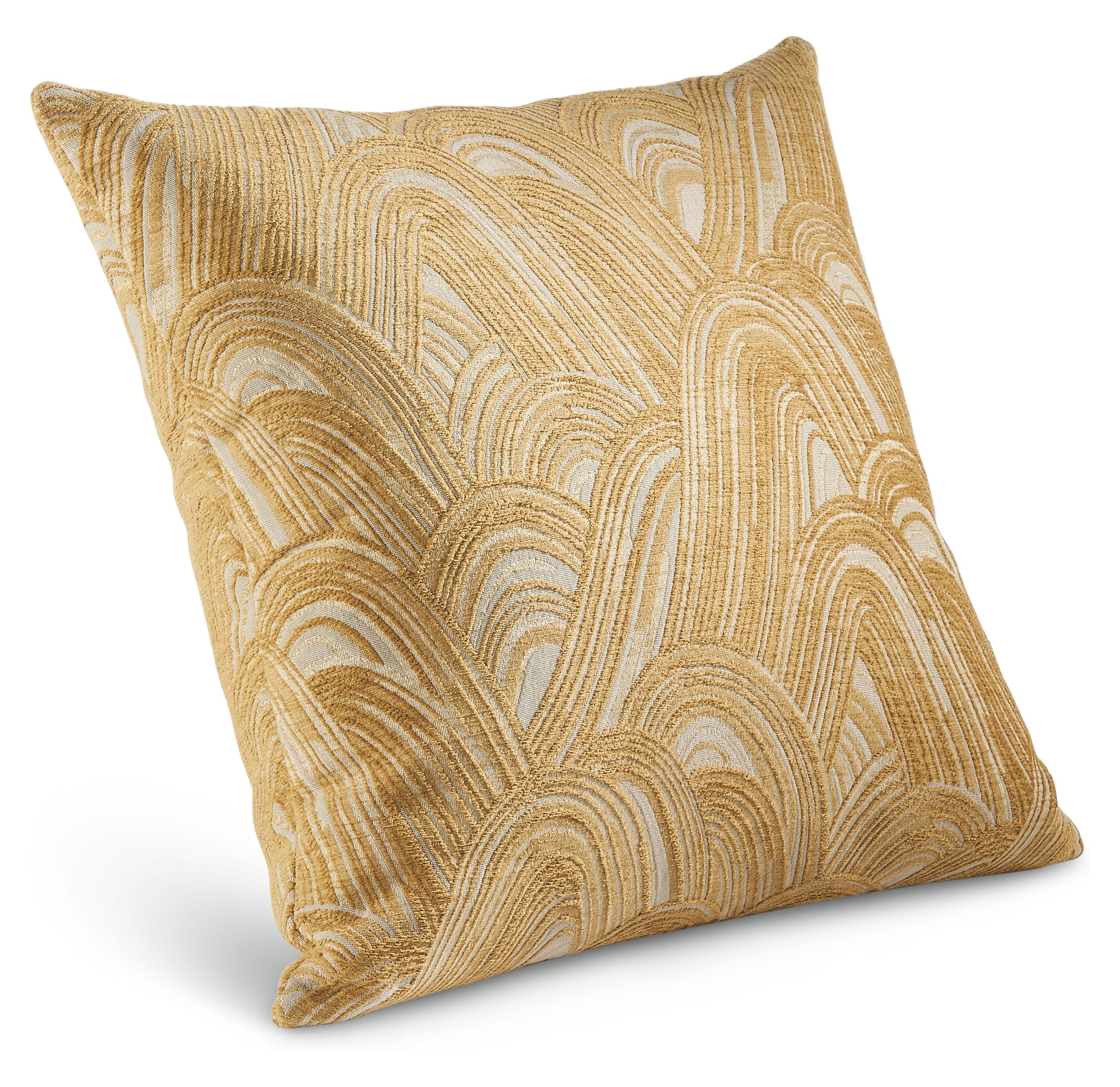Bergman 20w 20h Throw Pillow Cover in Camel