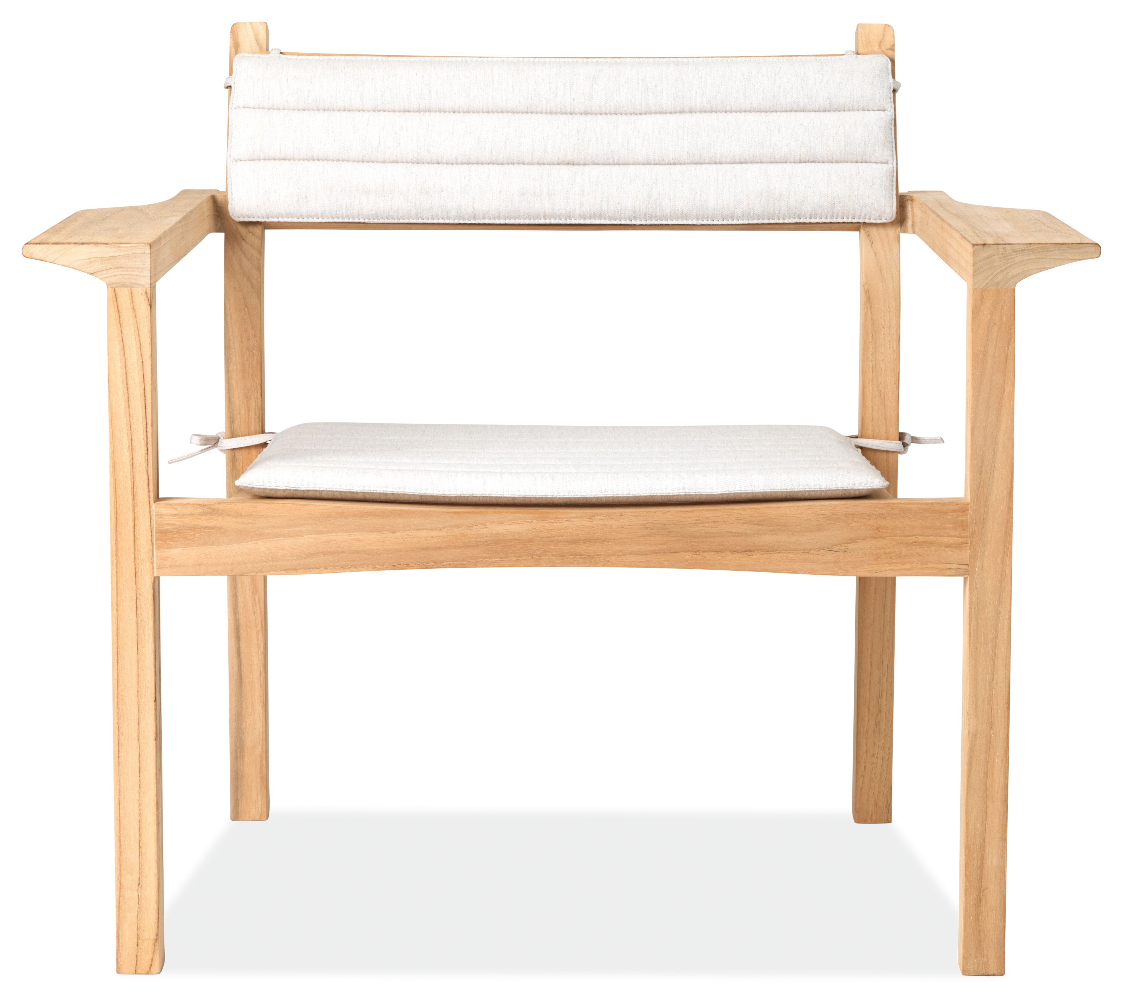 Carl Hansen & Søn AH Outdoor Lounge Chair with Cushion Agora Life Oat