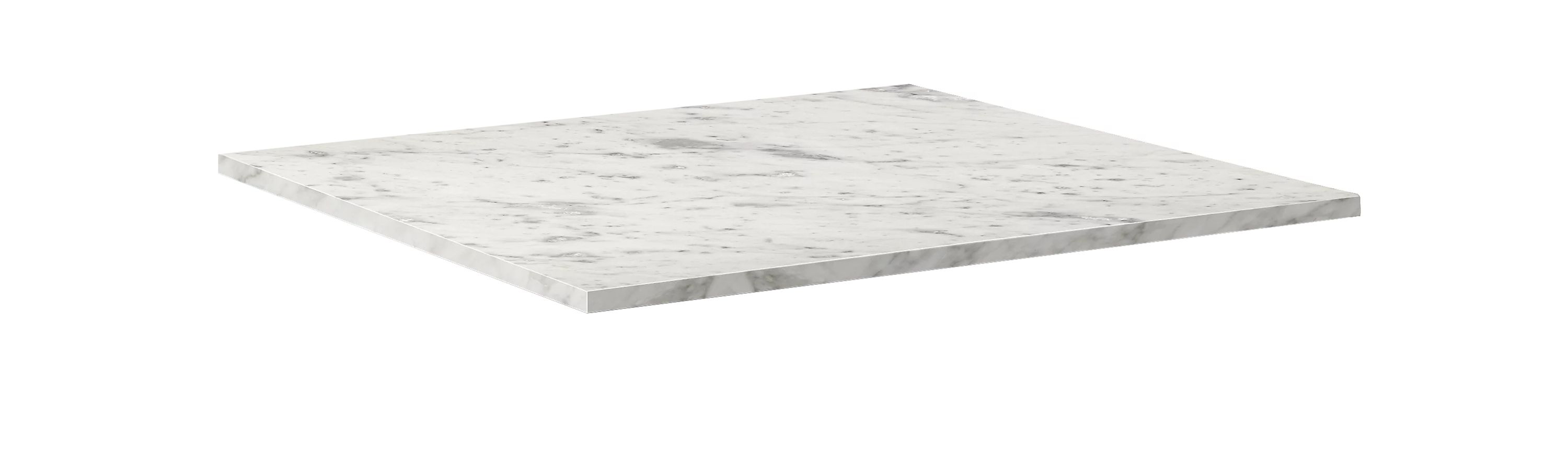 23w 21d Top in White Venatino Marble