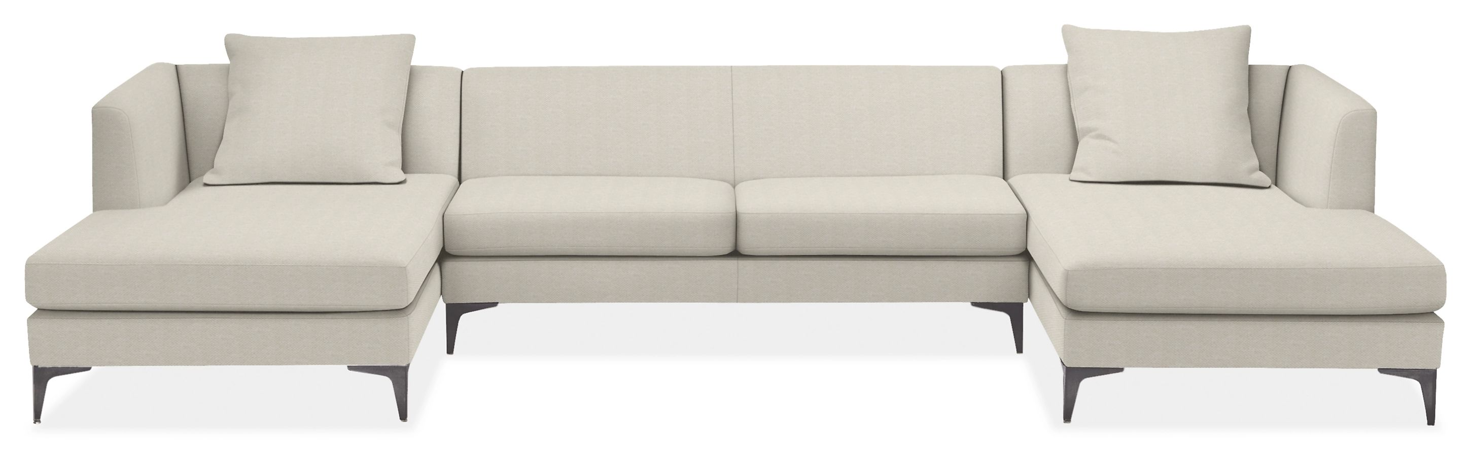 Sterling 142x64" Three-Piece U-Shaped Sectional