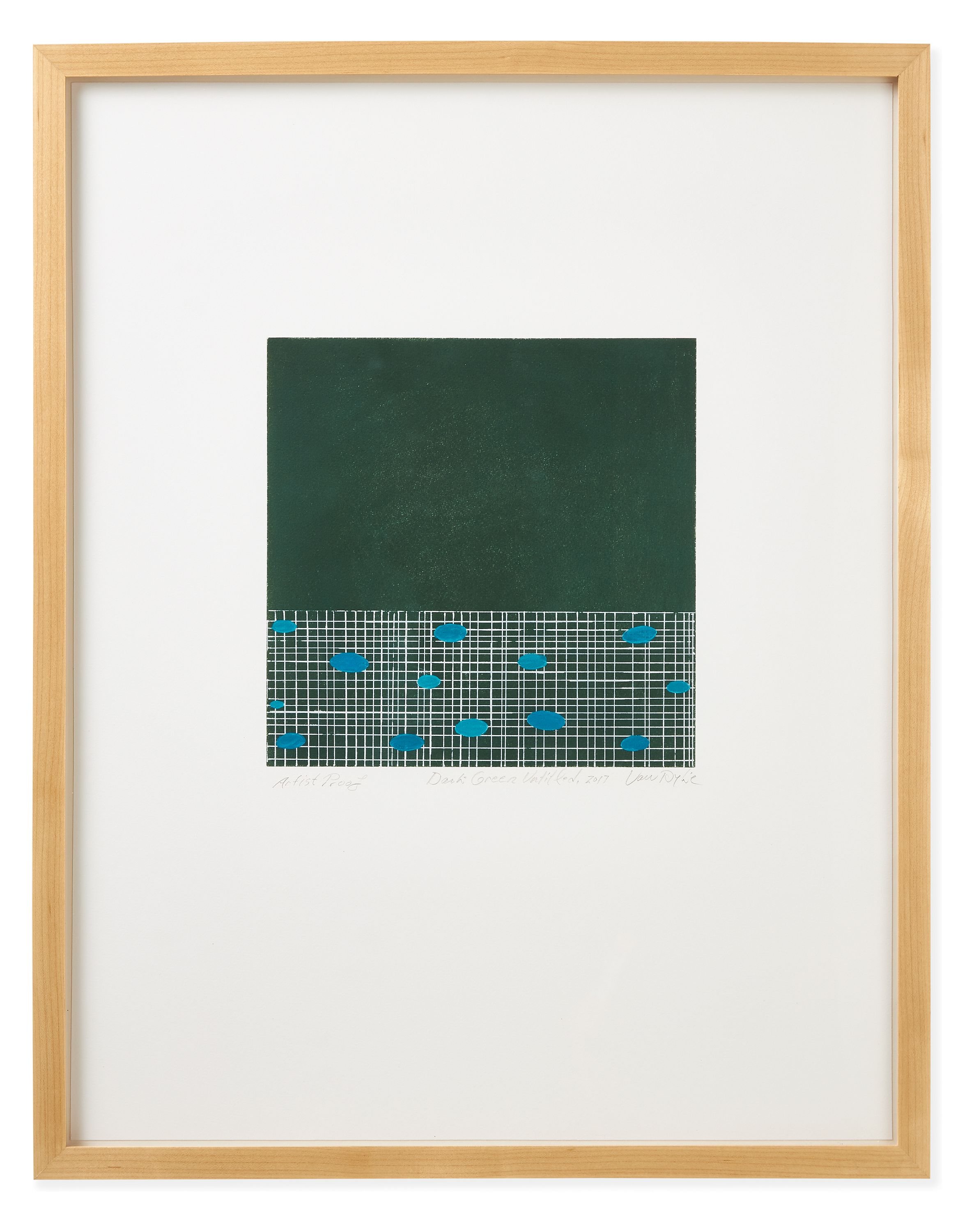 Juni Van Dyke, Dark Green Untitled, 2020