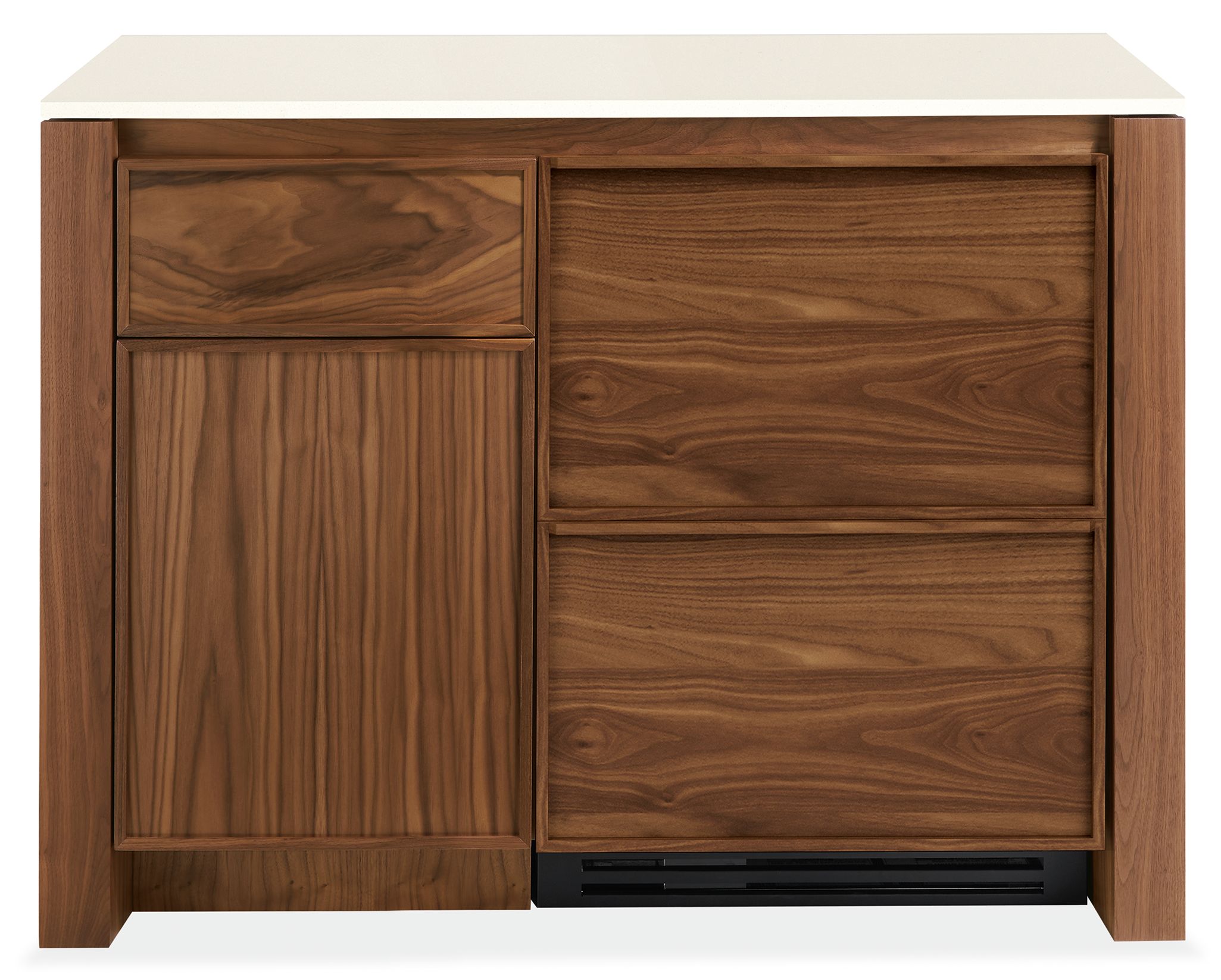Amherst Storage Cabinets with Refrigerator