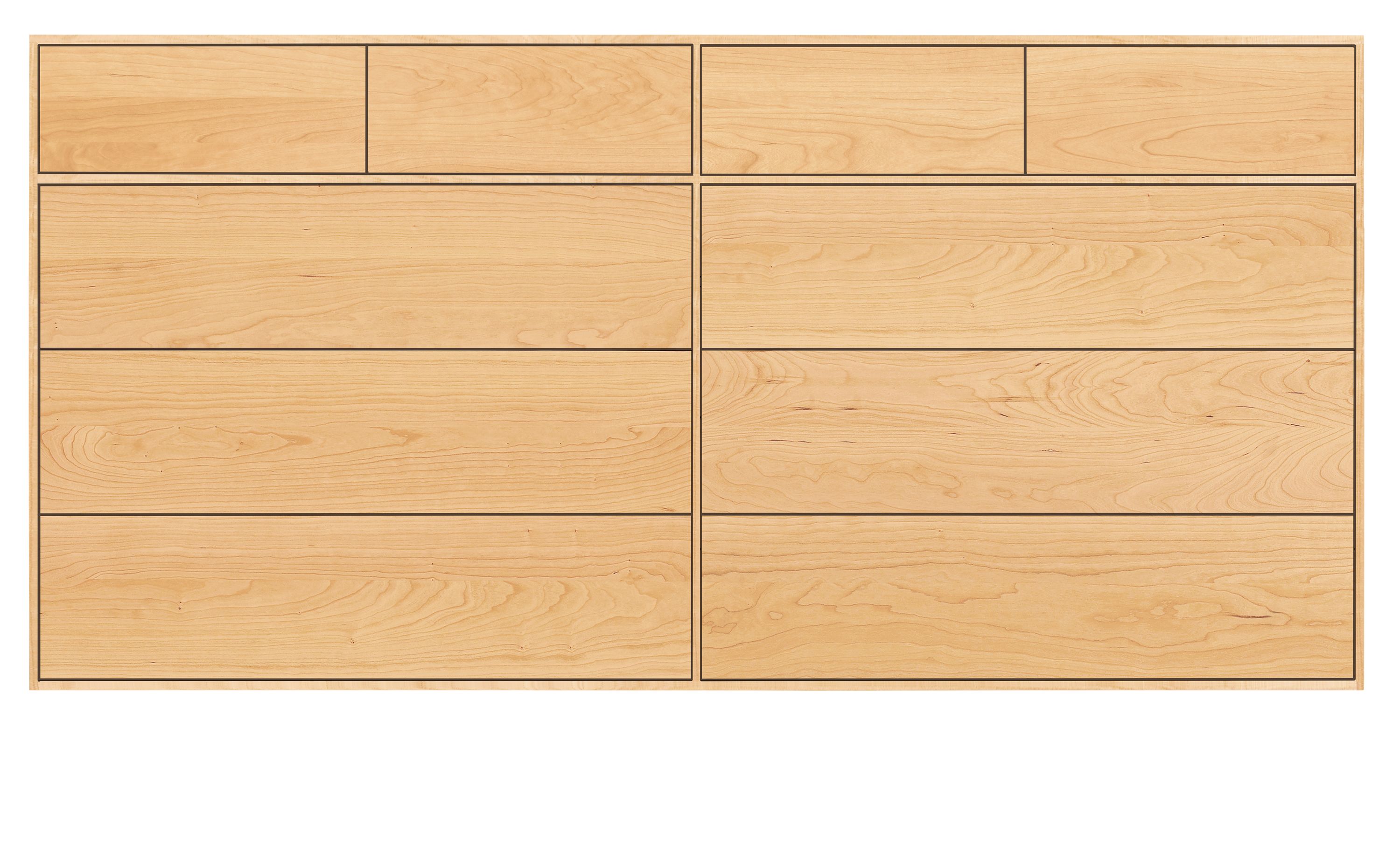 Hudson 72w 20d 42h Ten-Drawer Dresser with Steel Base