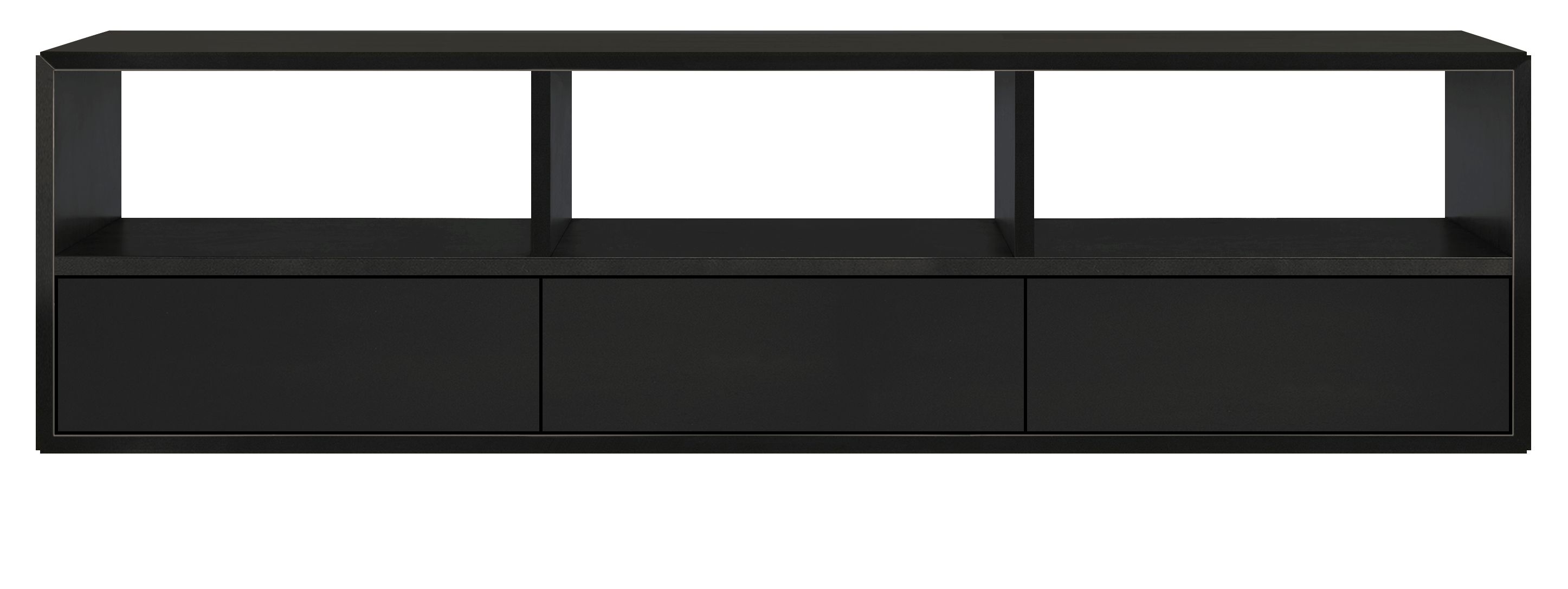 Copenhagen 73w 18d 25h Three-Drawer Media Cabinet