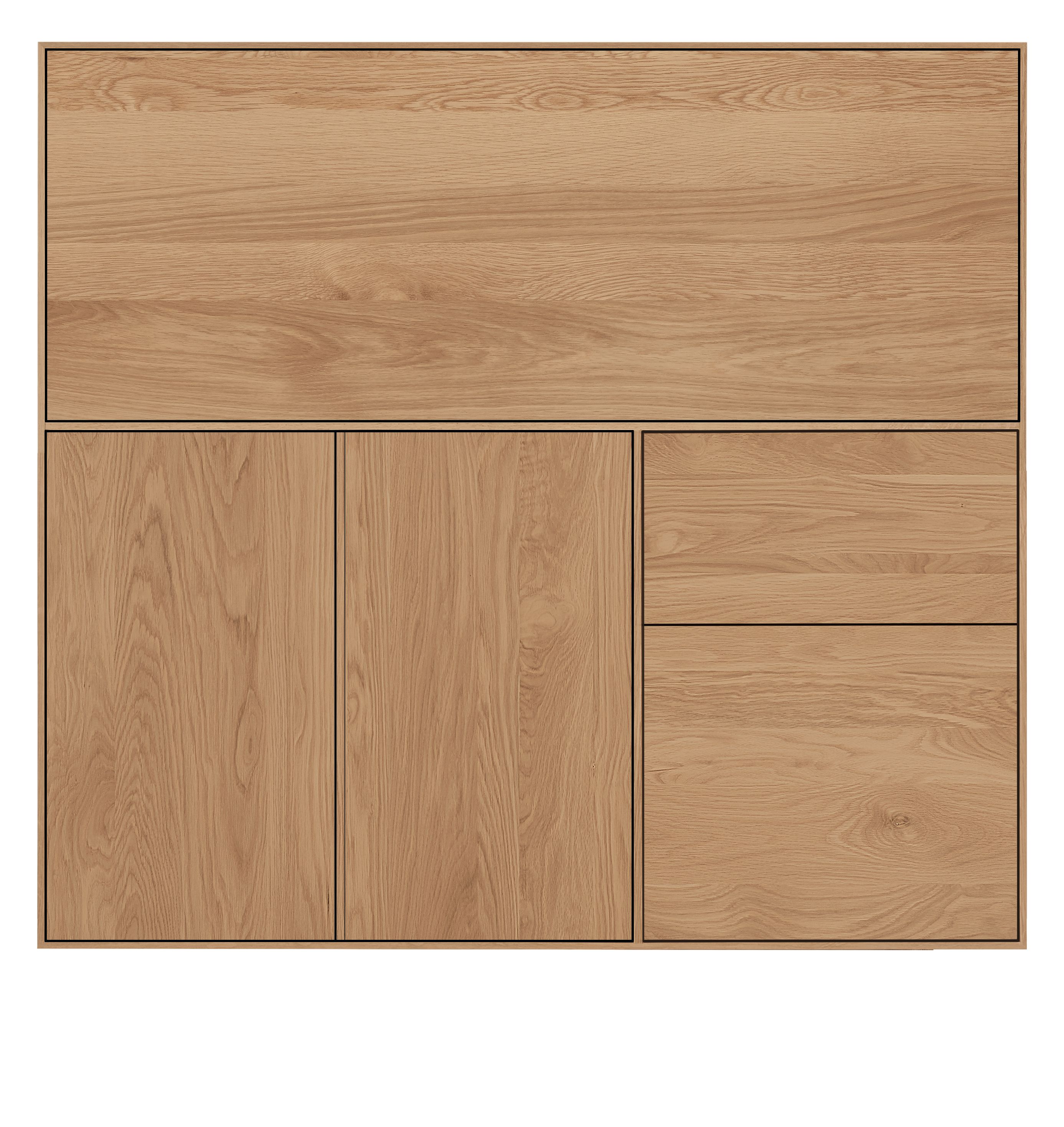 Hudson 42w 20d 44h Office Armoire with Steel Base