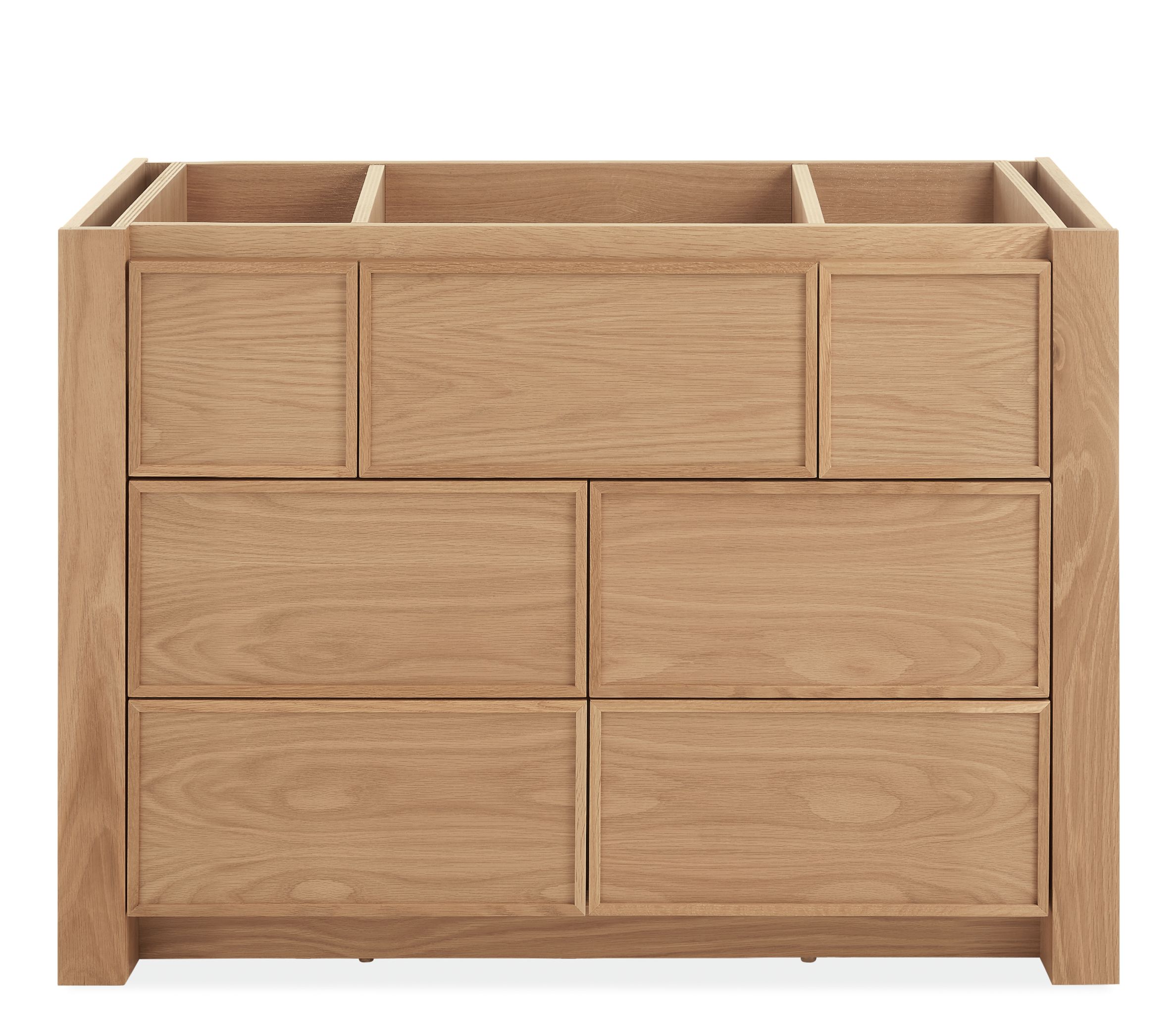 Amherst 46.5w 21.75d 34h Single-Sink Vanity with No Overhang