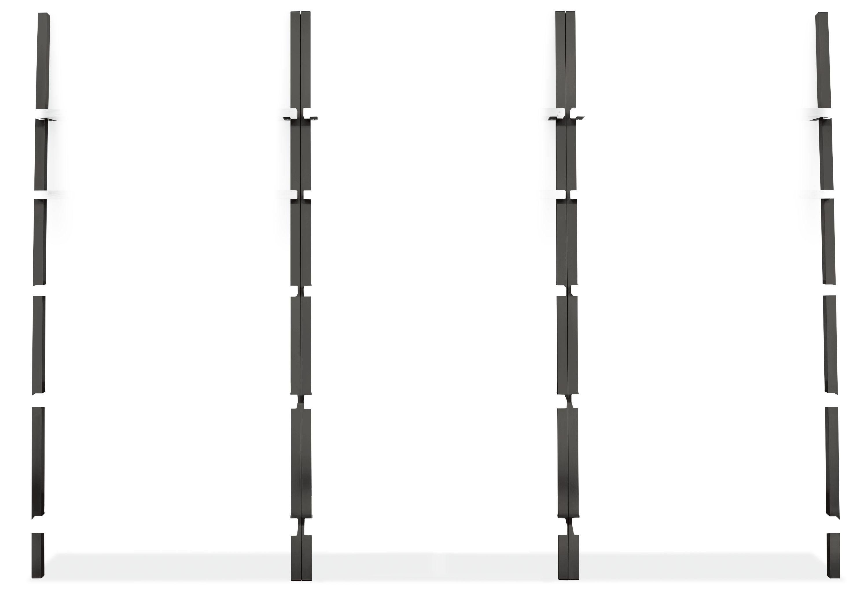 Gallery 120w 14d 85h Leaning Shelf Wall Unit