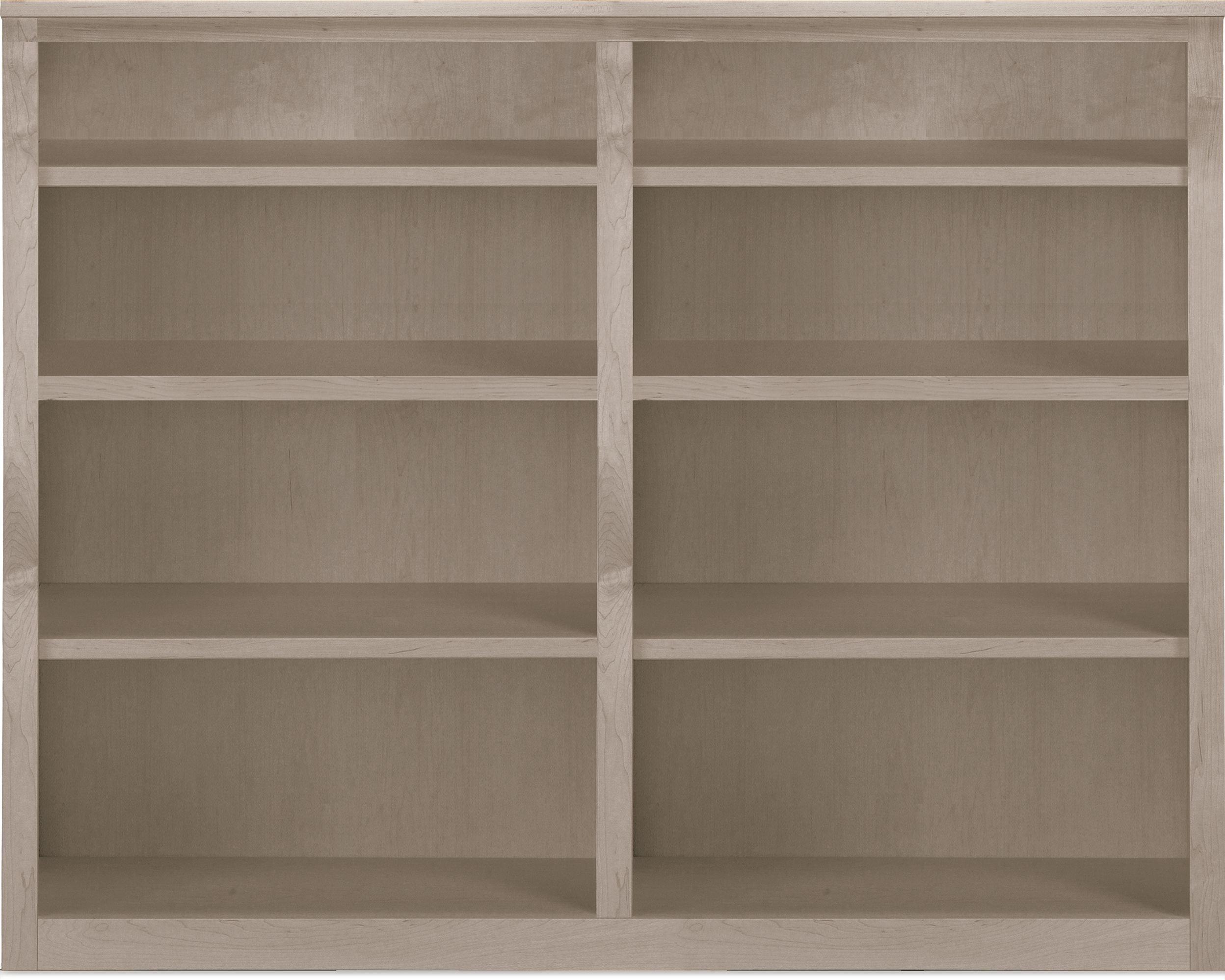 Woodwind 52w 17d 48h Bookcase in Maple with Shell - Bookcases & Wall ...