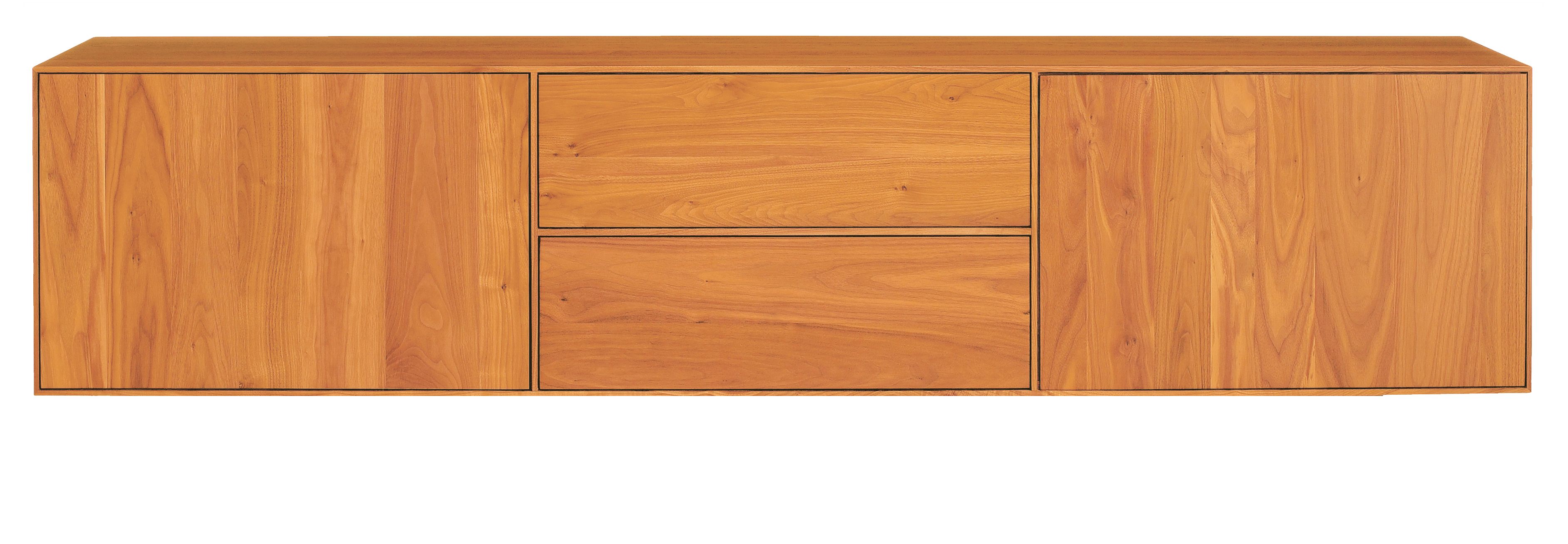 Hudson 82w 20d 24h Media Cabinet with Wood Base