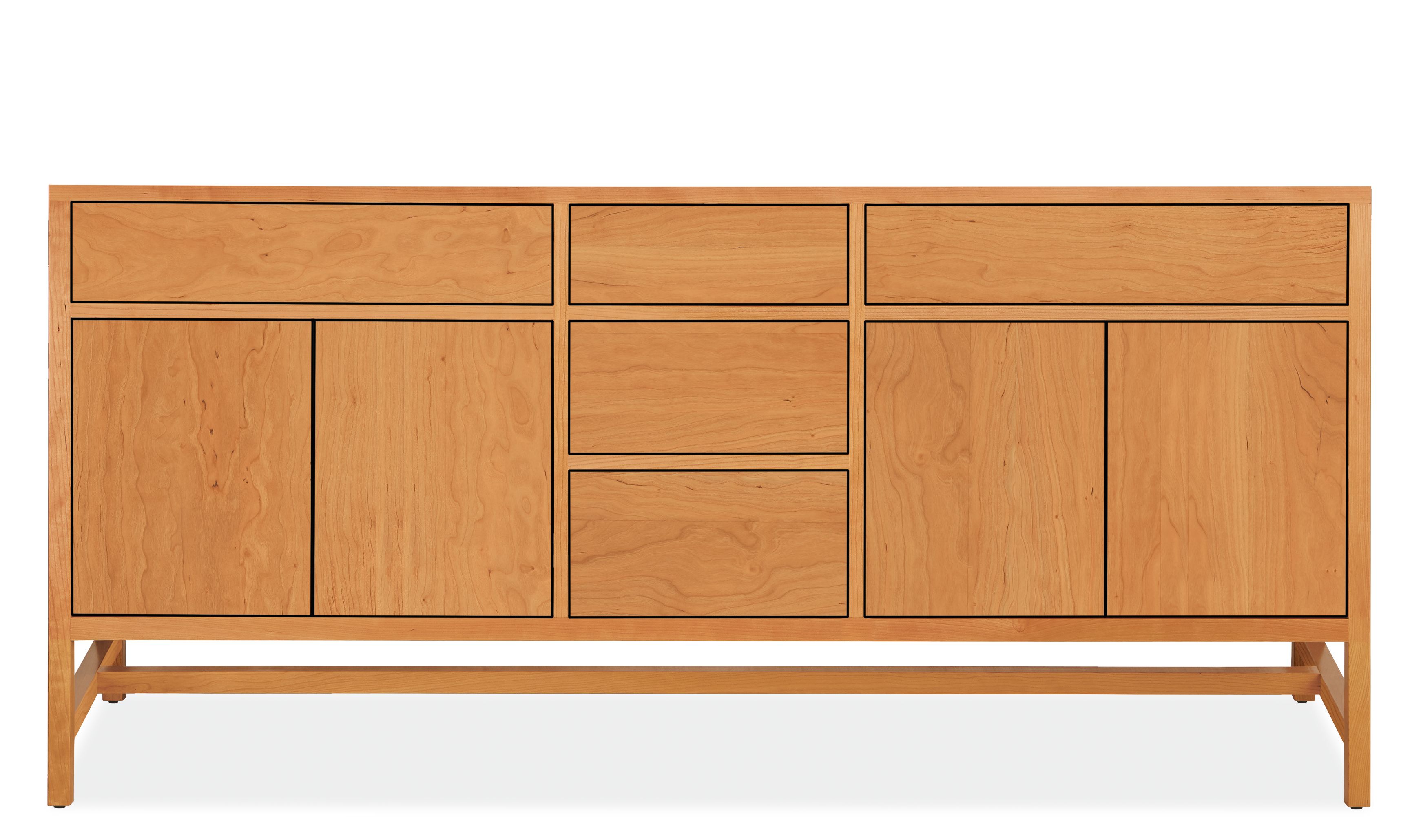 Berkeley 70.5w 21d 33.25h Double-Sink Vanity Cabinet with No Top