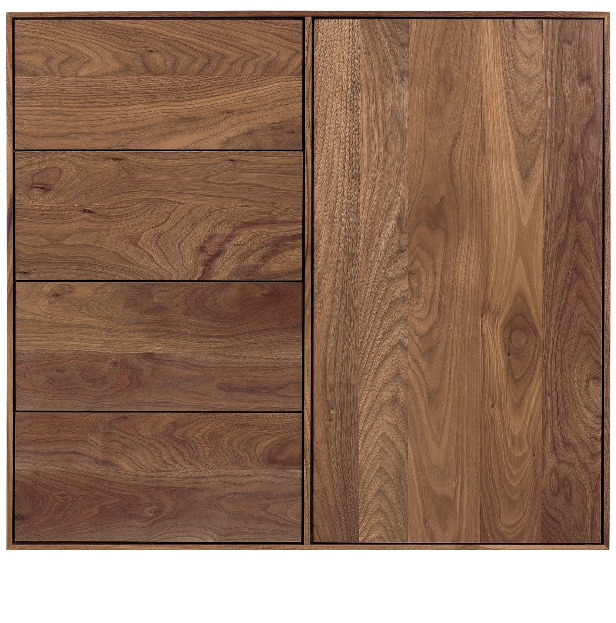 Hudson 30w 12d 30h Storage Cabinet with Wood Base