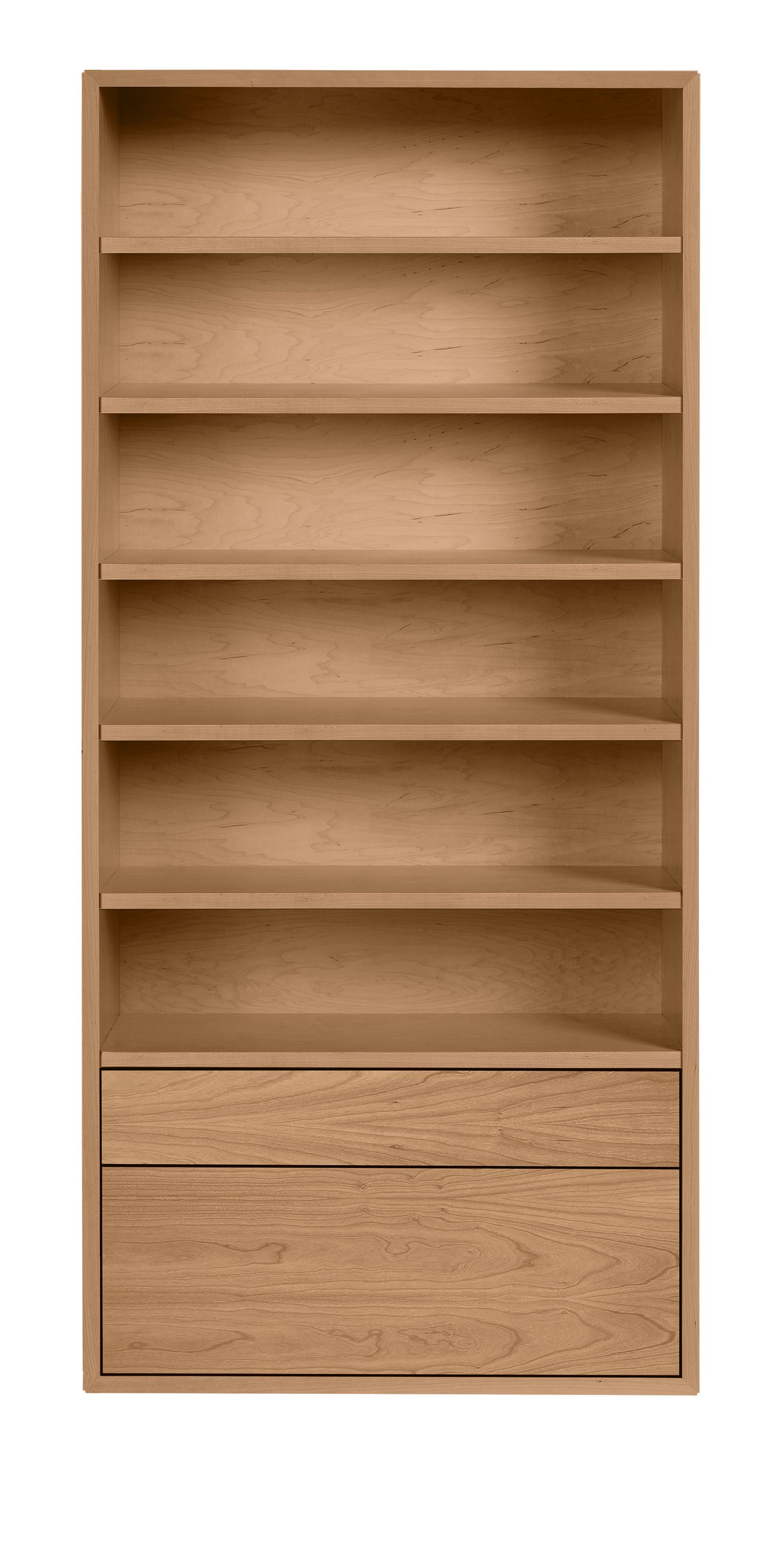 Copenhagen 36w 14d 82h One Drawer/One File-Drawer Bookcase