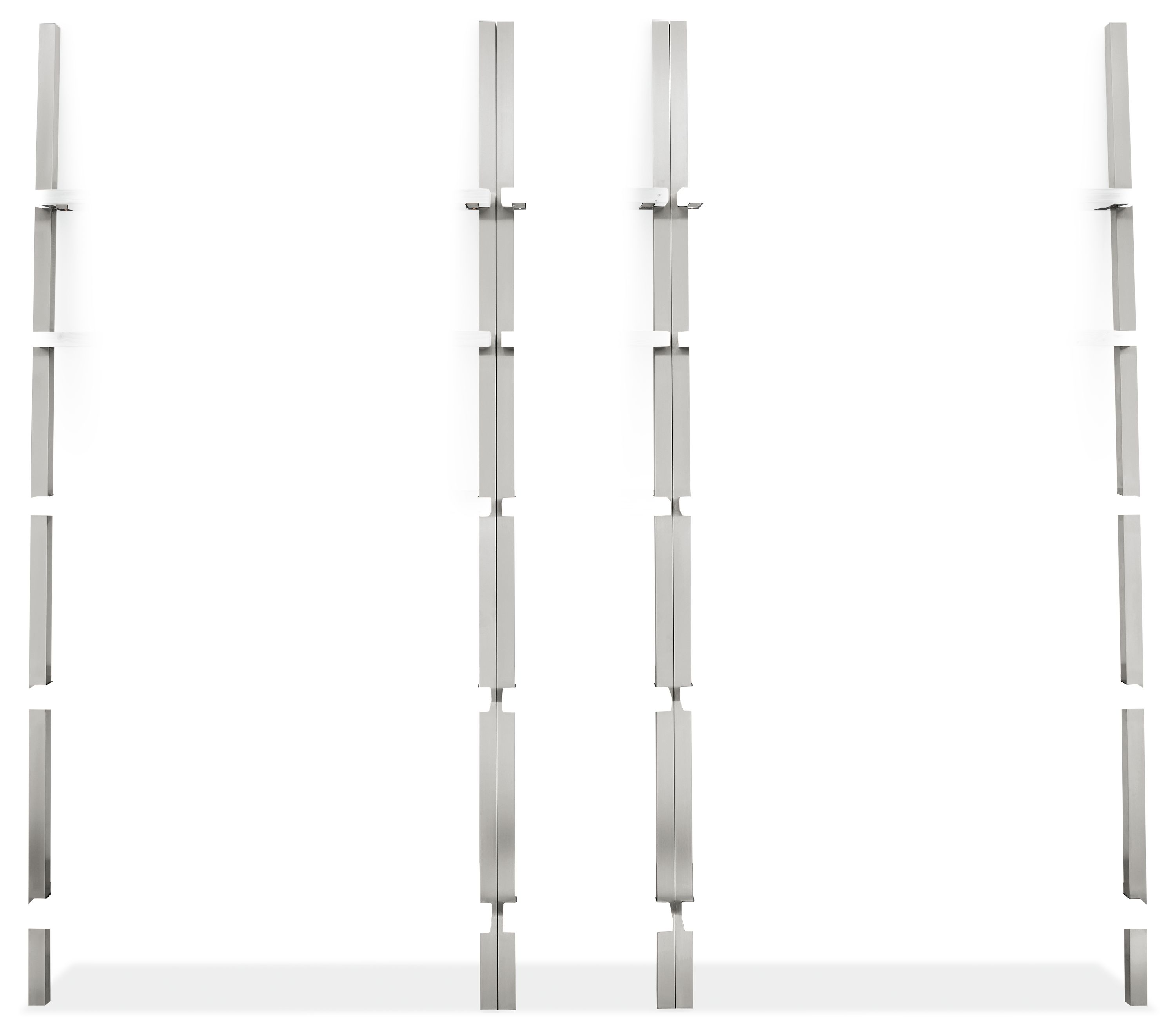 Gallery 95w 14d 85h Leaning Shelf Wall Unit