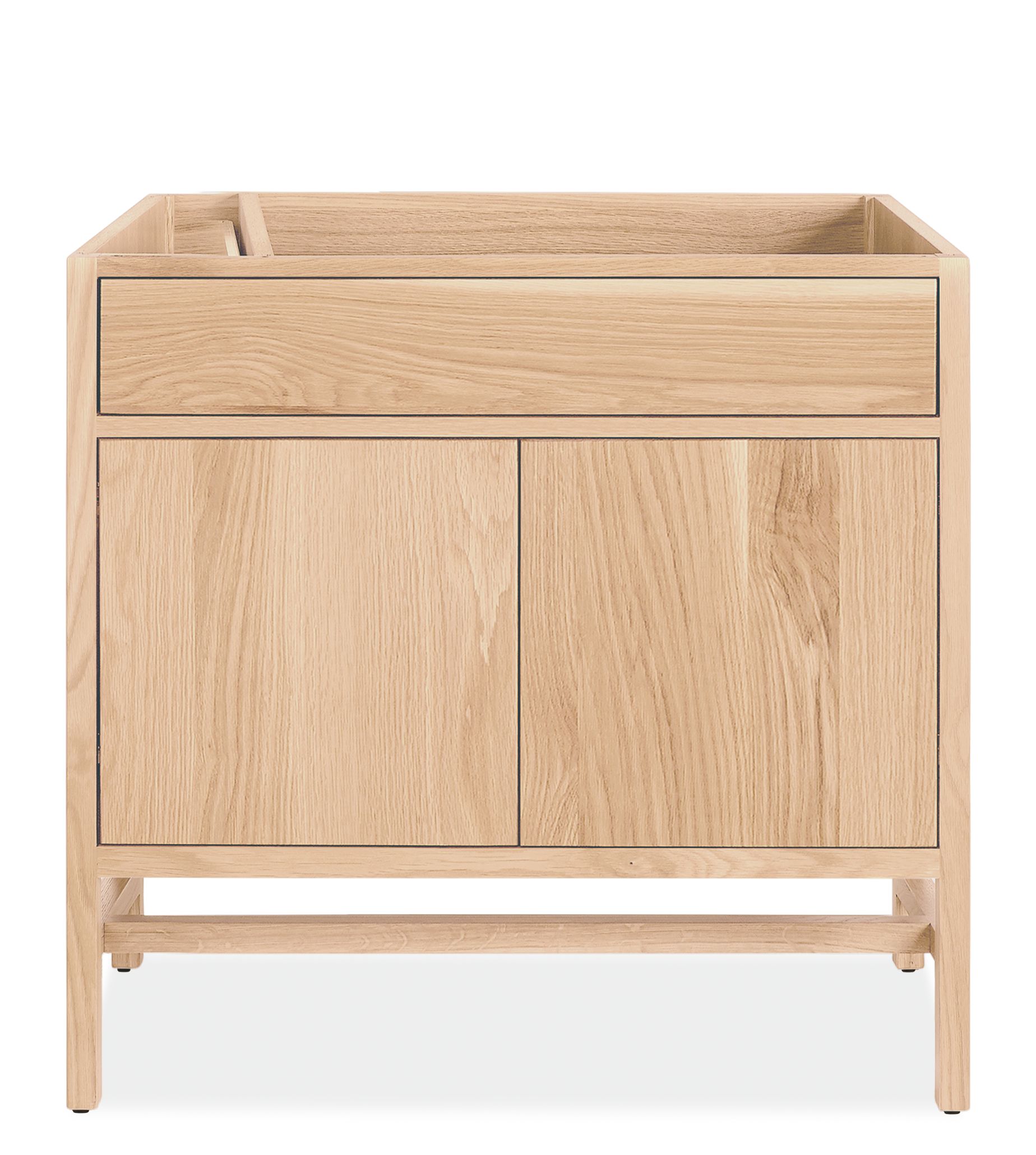 Berkeley 35.25w 21.75d 34h Single-Sink Vanity with Left Overhang