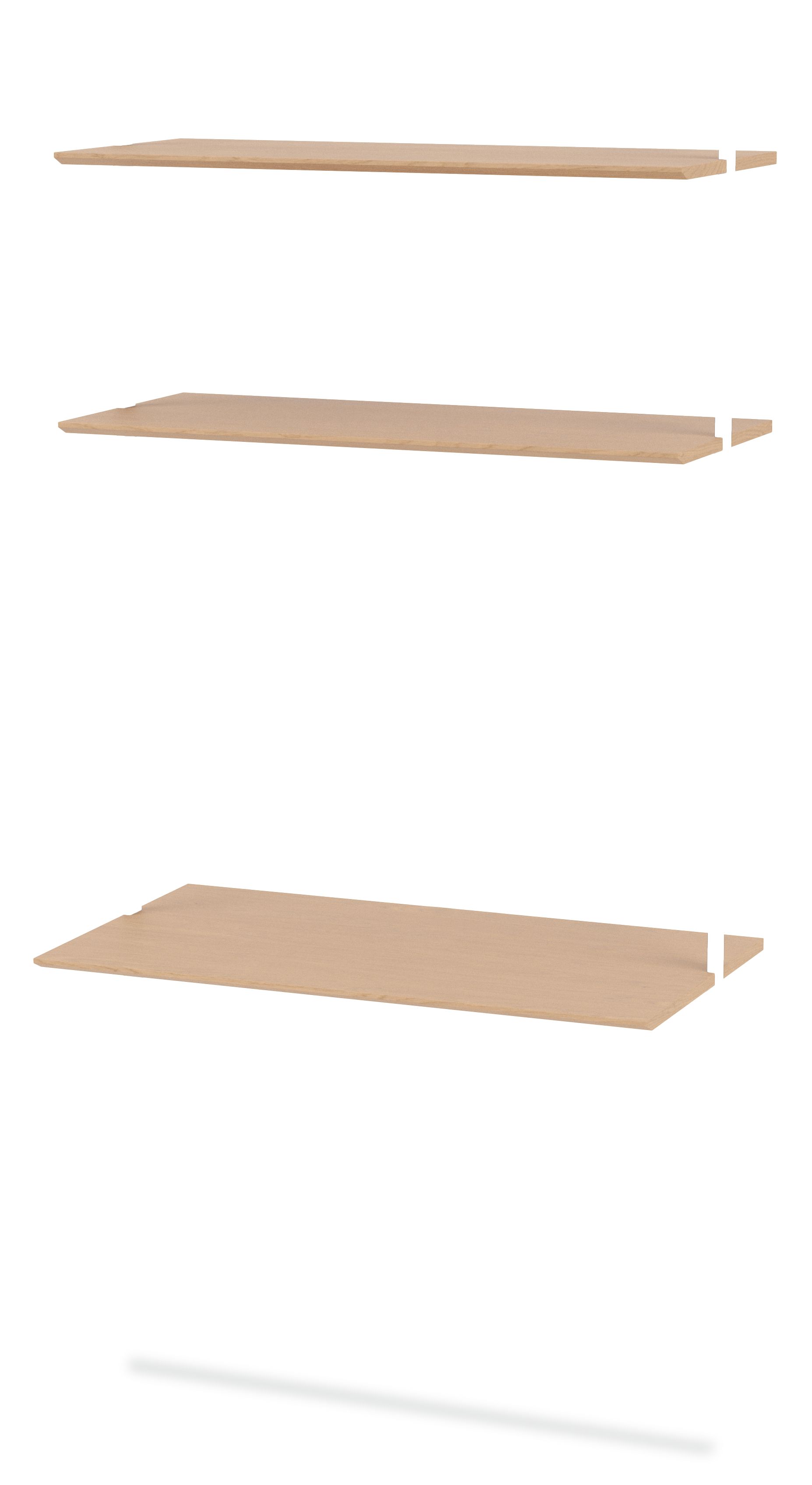 Beam 36w 20d 78h Desk with 16d Shelves