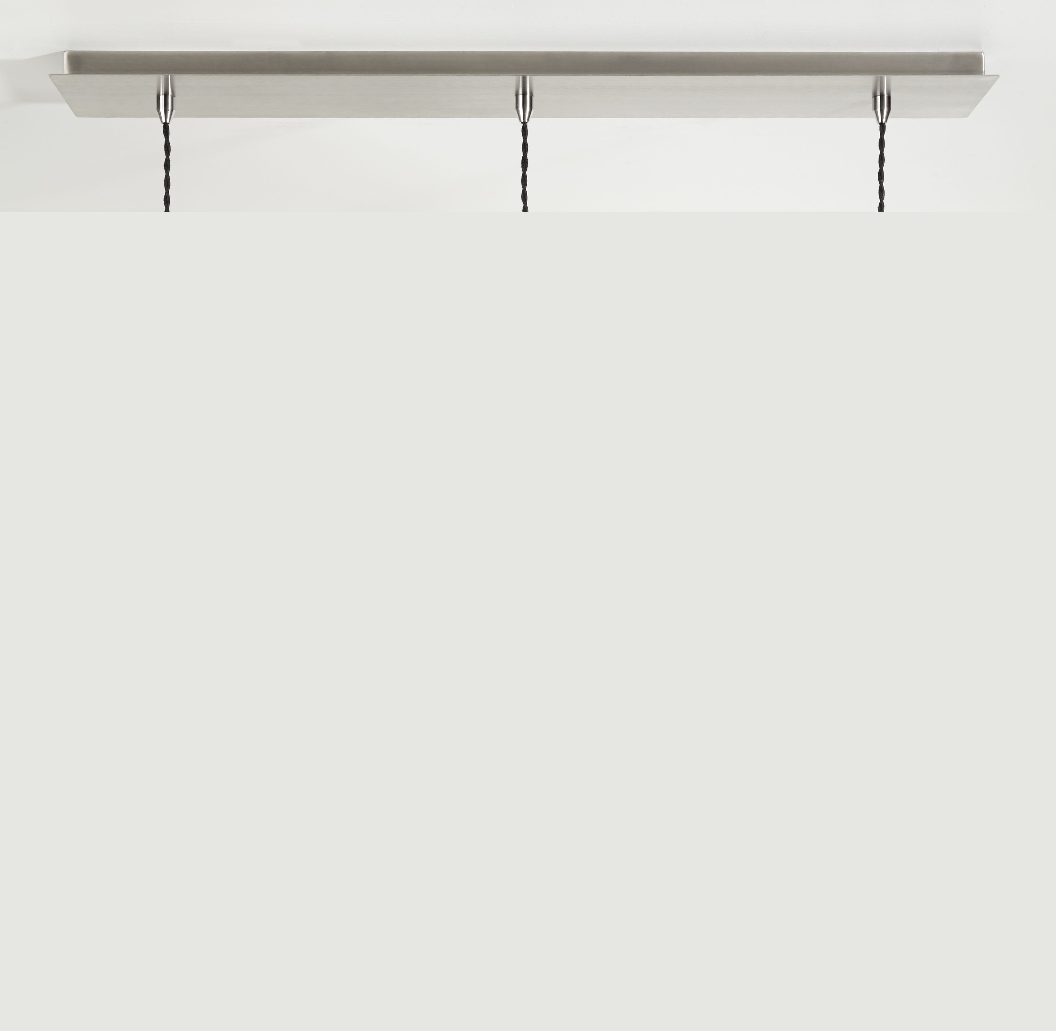Swift Pendants with Rectangle Ceiling Plate - Set of Three