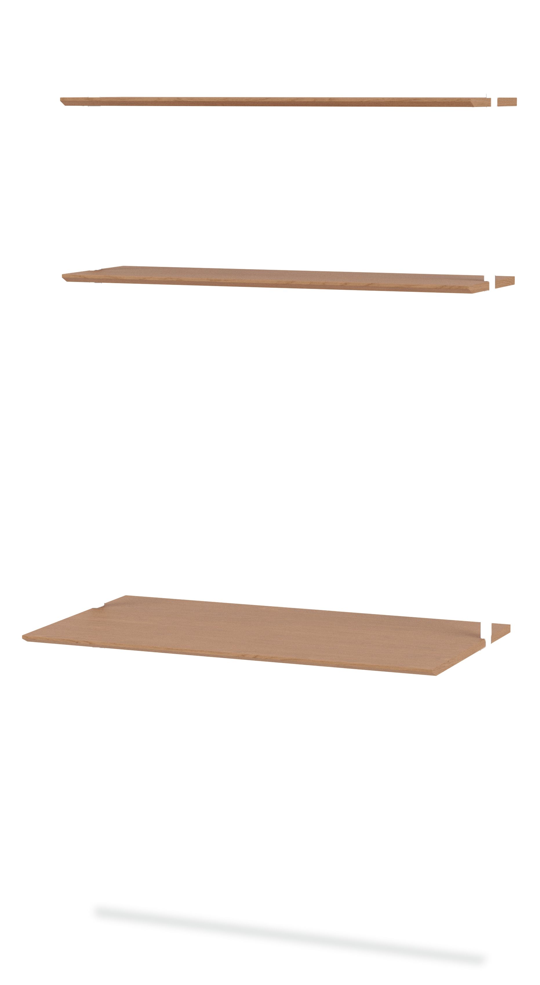 Beam 36w 20d 78h Desk with 12d Shelves