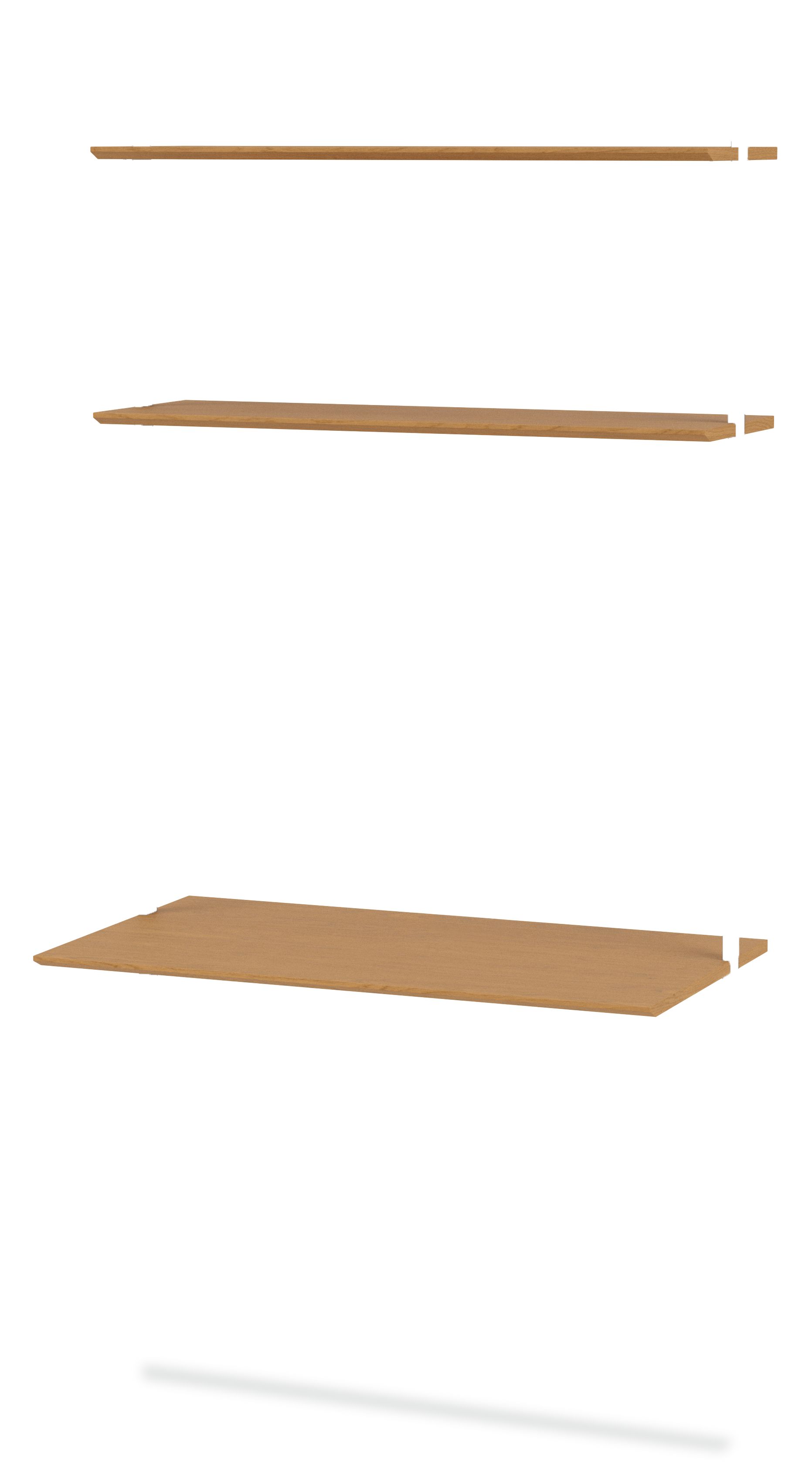 Beam 36w 20d 78h Desk with 12d Shelves