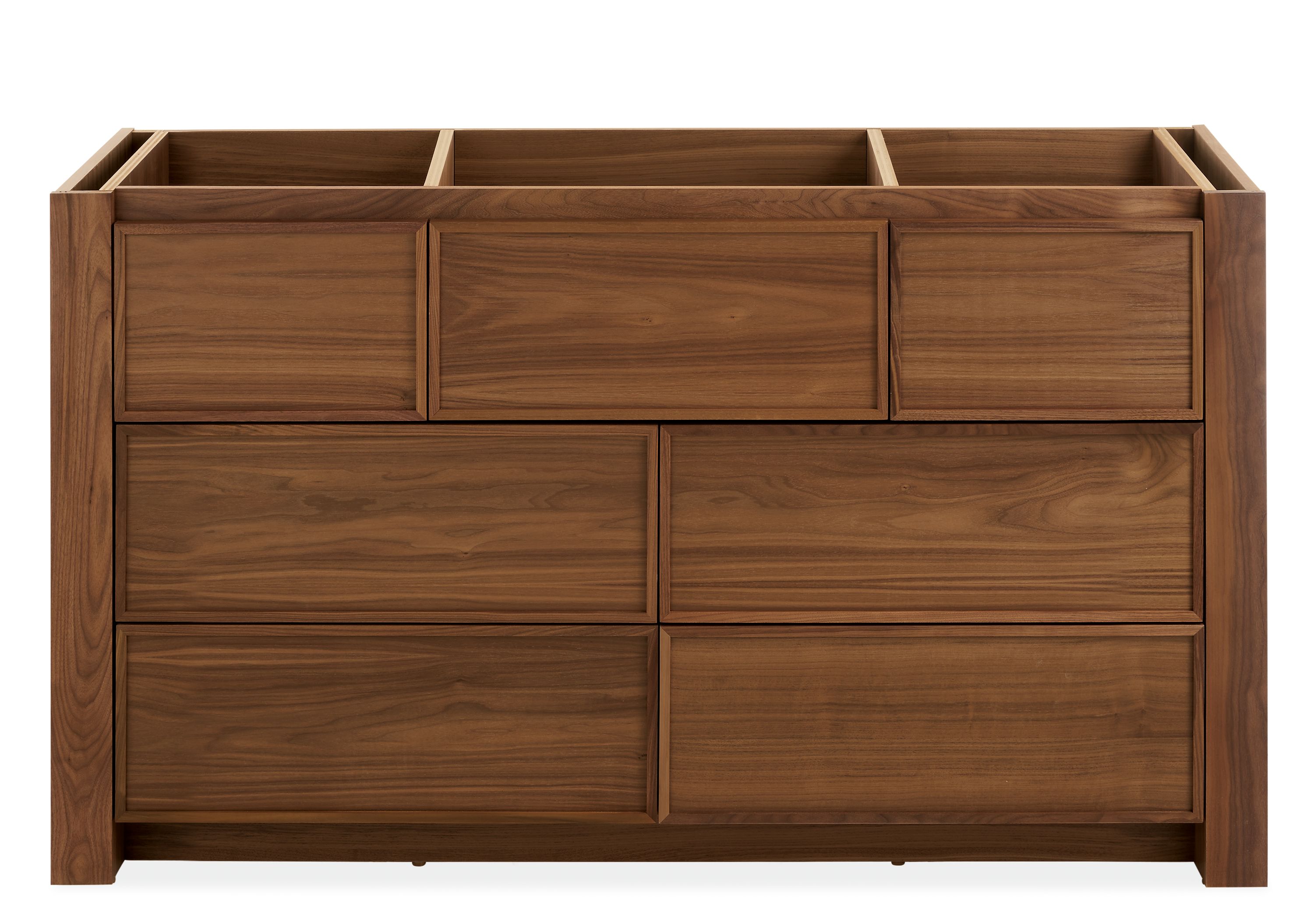 Amherst 59.25w 21.75d 34h Double-Sink Vanity with Left Overhang