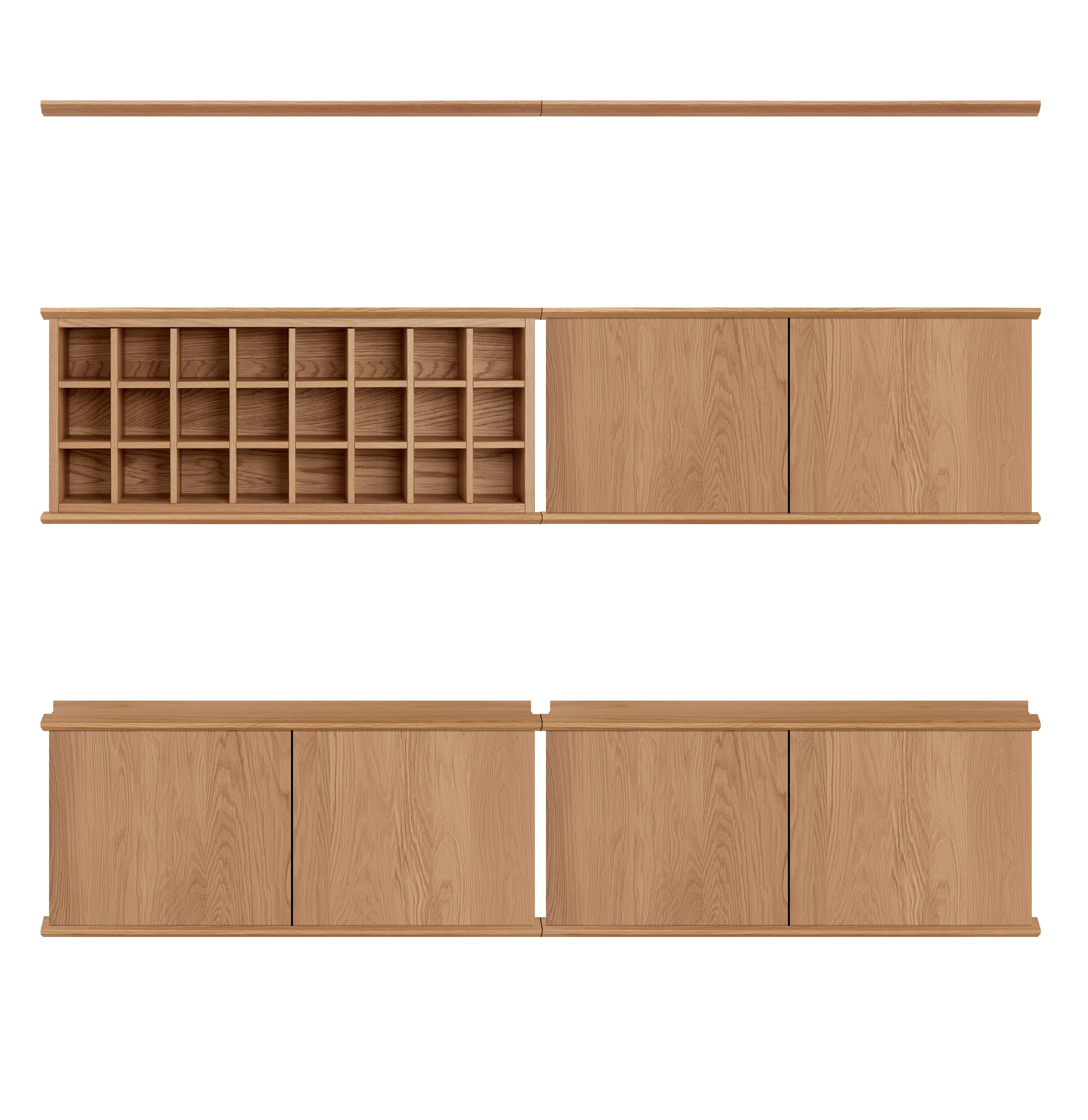 Beam Bookcase Wall Units